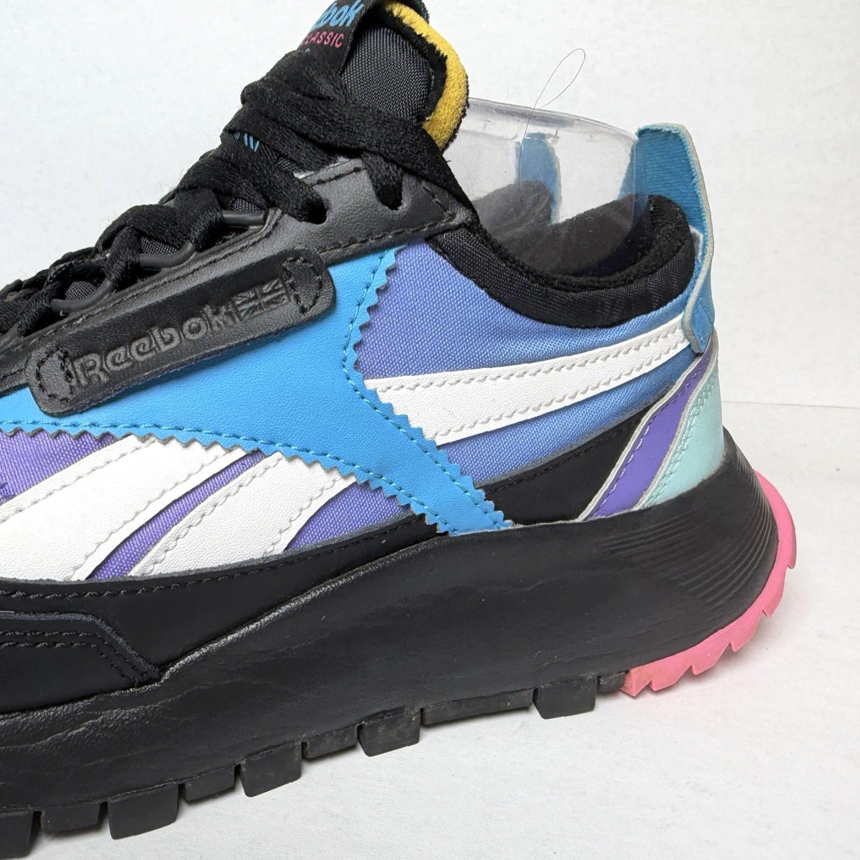 Reebok Reebok Classic Legacy Low Radiant Sneakers Mens Size 6 Aqua Purple Black GV9829 Low Top Lace Up Sneakers Size US 5 / EU 37 - 2 Thumbnail