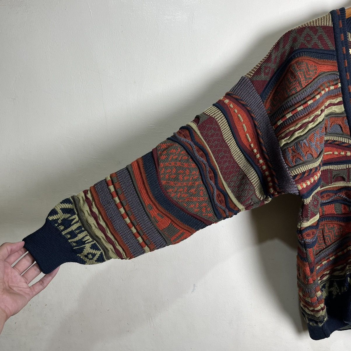 Coogi 90's Emaroo Australia Cardigan Knitted Sweater Size US L / EU 52-54 / 3 - 6 Thumbnail