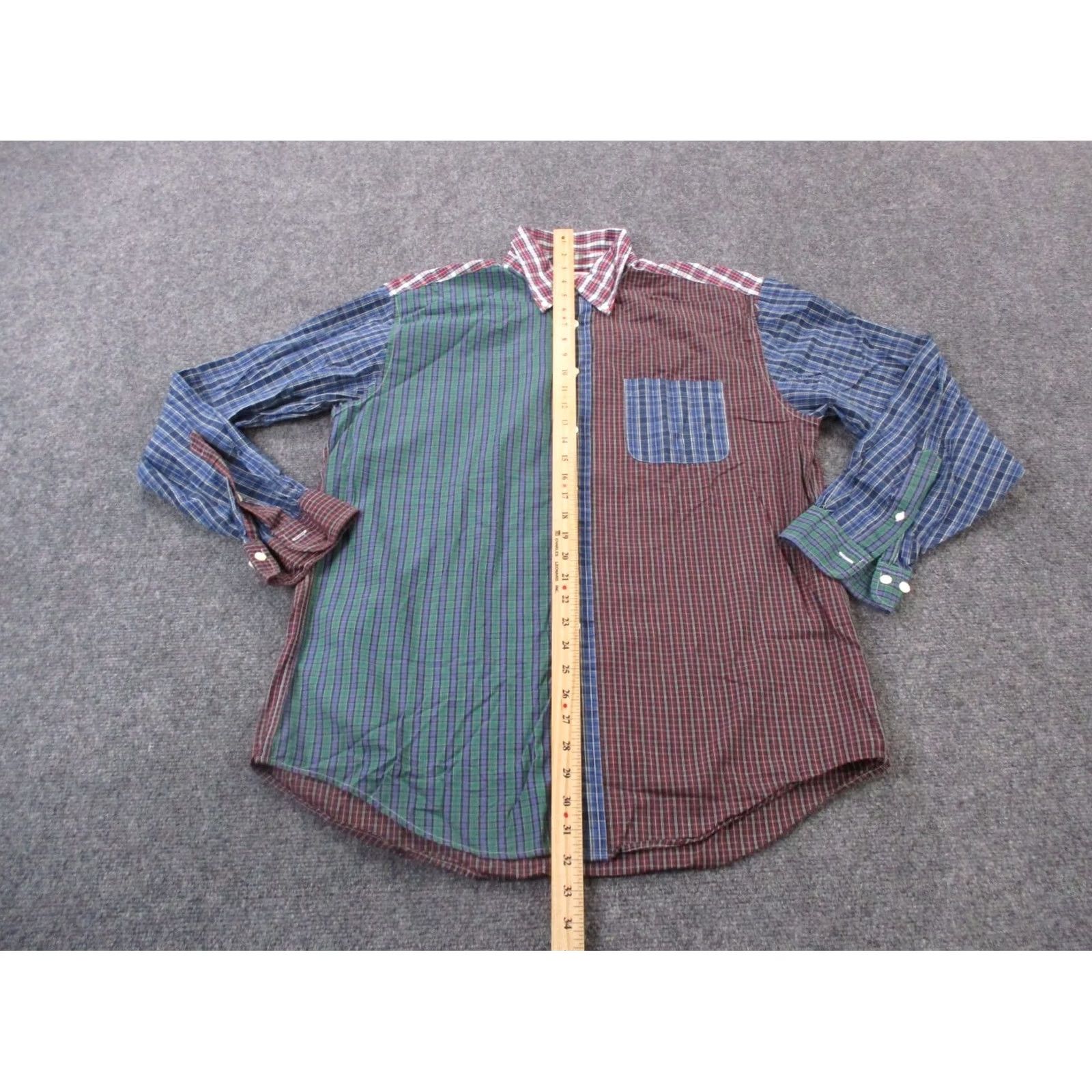 Brooks Brothers Brooks Brothers Shirt Men M Colorful Colorblock Plaid Golf 346 Business Classic Size US M / EU 48-50 / 2 - 3 Thumbnail