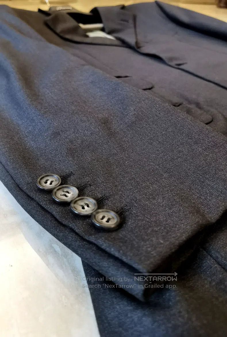 Brioni Brioni Semi-custom carbon black wool single suit Size US L / EU 52-54 / 3 - 6 Thumbnail