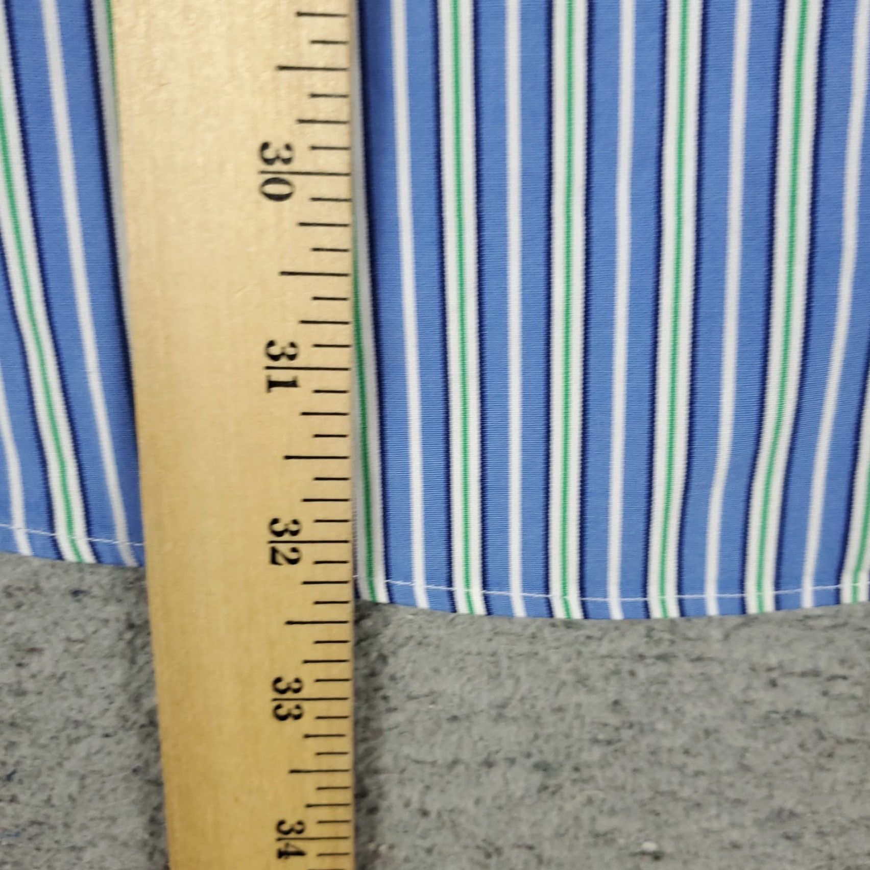 Ralph Lauren Ralph Lauren Shirt Mens XL Blue Striped Custom Fit Button Up Long Sleeve Size US XL / EU 56 / 4 - 5 Thumbnail