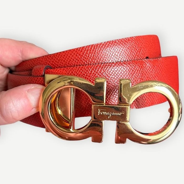 ferragamo belt reversible gold buckle