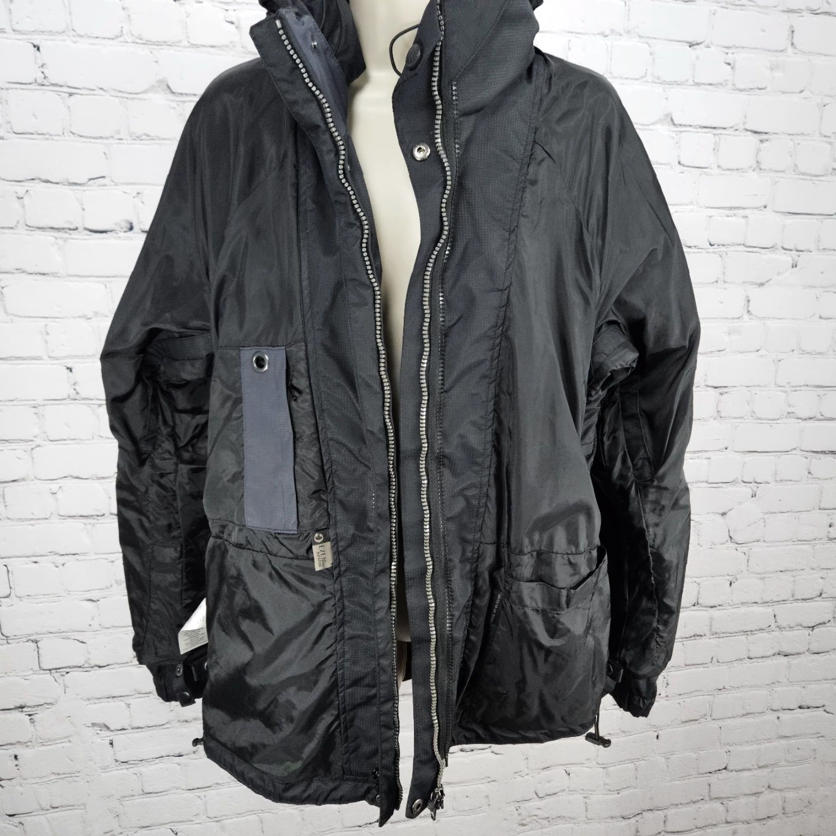 Vintage VINTAGE USA 57th Inauguration Obama Biden North End Black Hooded Jacket Large L Women Casual Workwear Zip Snap Embroidered Logo Packable Inner Pockets Size L / US 10 / IT 46 - 6 Thumbnail