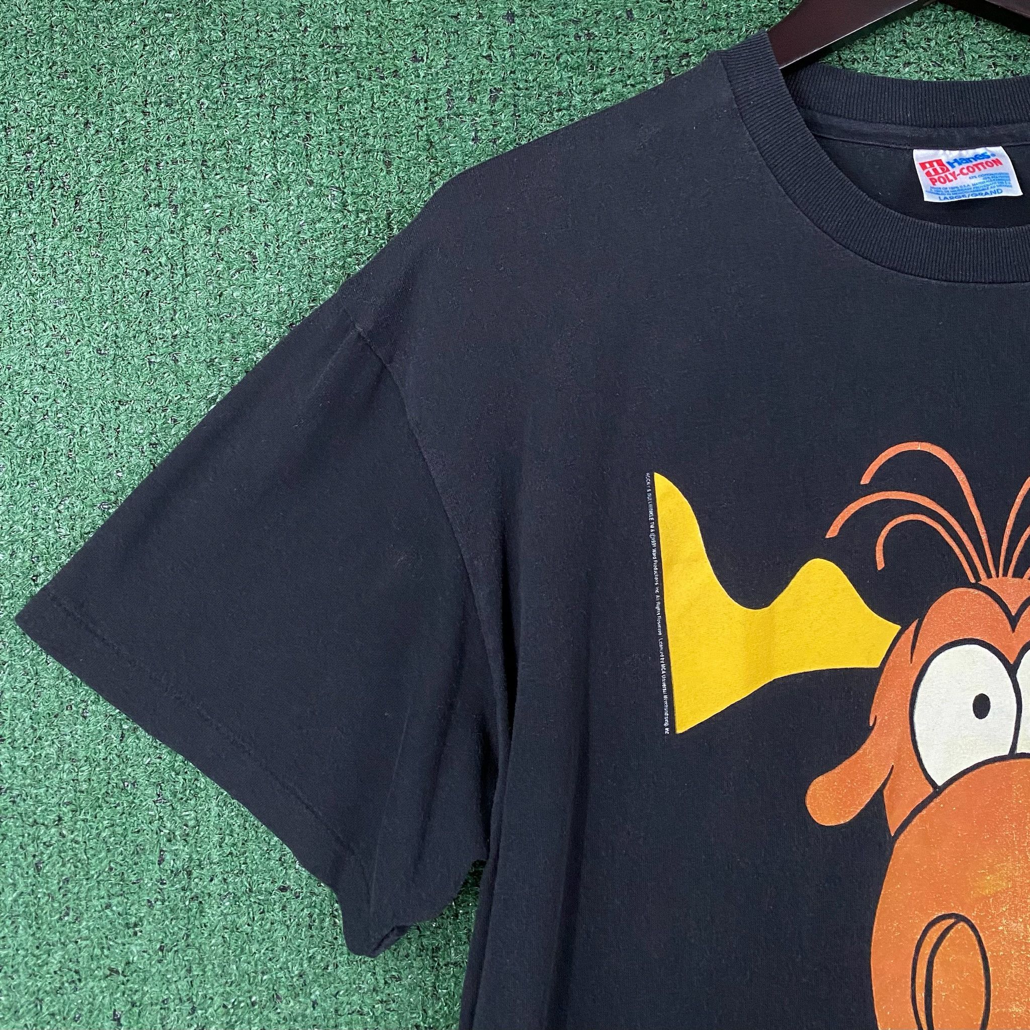 Hanes 1993 Taco Bell Bullwinkle Distressed T-Shirt Medium Size US M / EU 48-50 / 2 - 3 Thumbnail