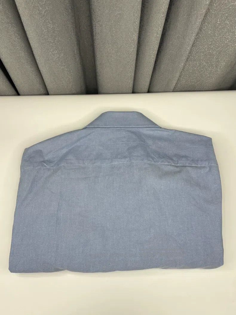 Givenchy Givenchy size 39 Denim Shirt Short Sleeve Size US S / EU 44-46 / 1 - 2 Thumbnail