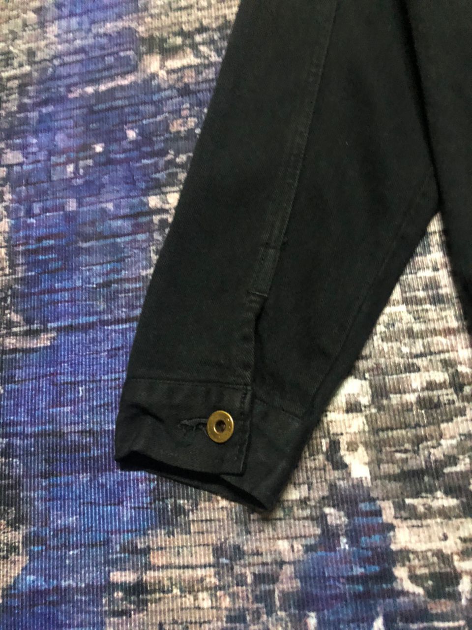 Japanese Brand Brapppers Soft Denim All Black Jacket Size US S / EU 44-46 / 1 - 10 Thumbnail