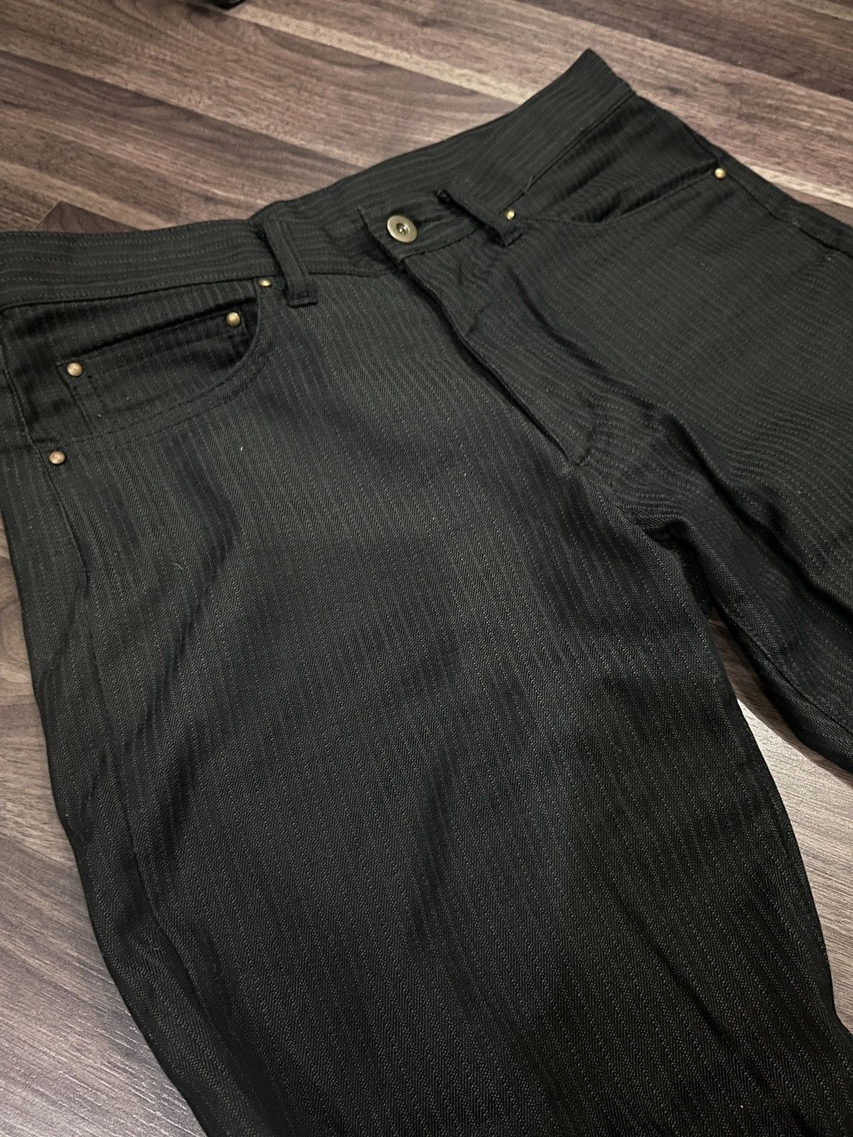 Hysteric Glamour × If Six Was Nine × Japanese Brand Black Mens' Melrose Stripe Pant Size US 30 / EU 46 - 4 Thumbnail