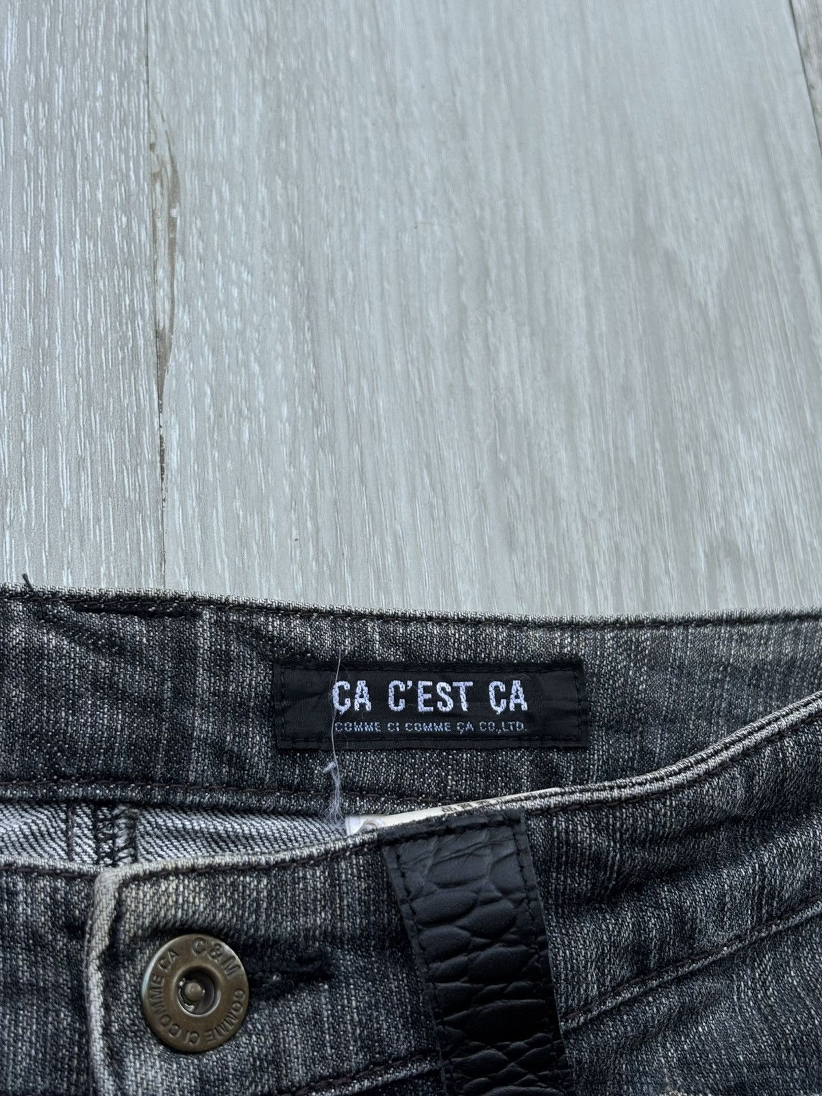 Japanese Brand CA C’EST CA lace-up flare jeans Size US 26 / EU 42 - 5 Thumbnail