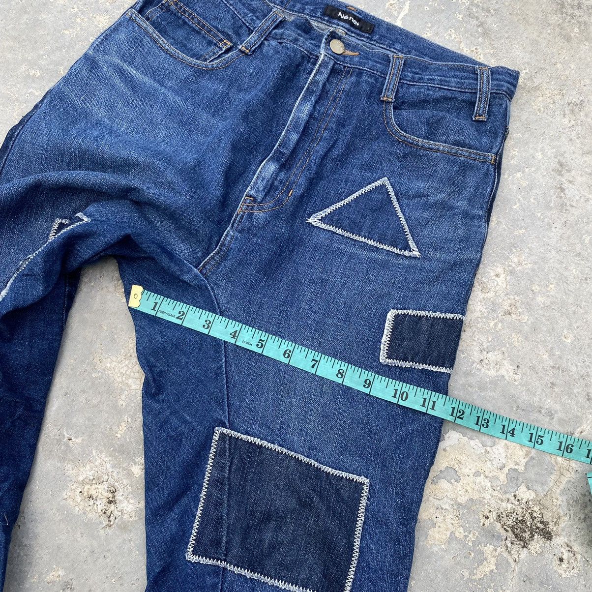 Issey Miyake × Japanese Brand × Ne-Net vintage ne-net patchwork jeans Size US 31 - 21 Thumbnail