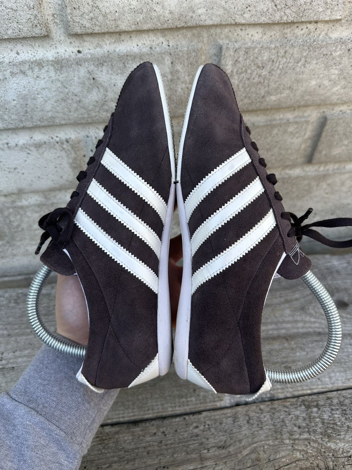 Adidas × Vintage New Brown Suede Rare Sneakers Adidas Originals 00s Sneakers Size 38 Size US 6.5 / IT 36.5 - 4 Thumbnail