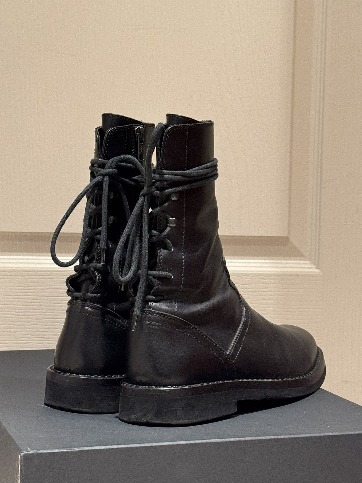 Ann Demeulemeester Ann Demeulemeester Vitello Boot Tucson Nero Size US 7 / EU 40 - 2 Thumbnail