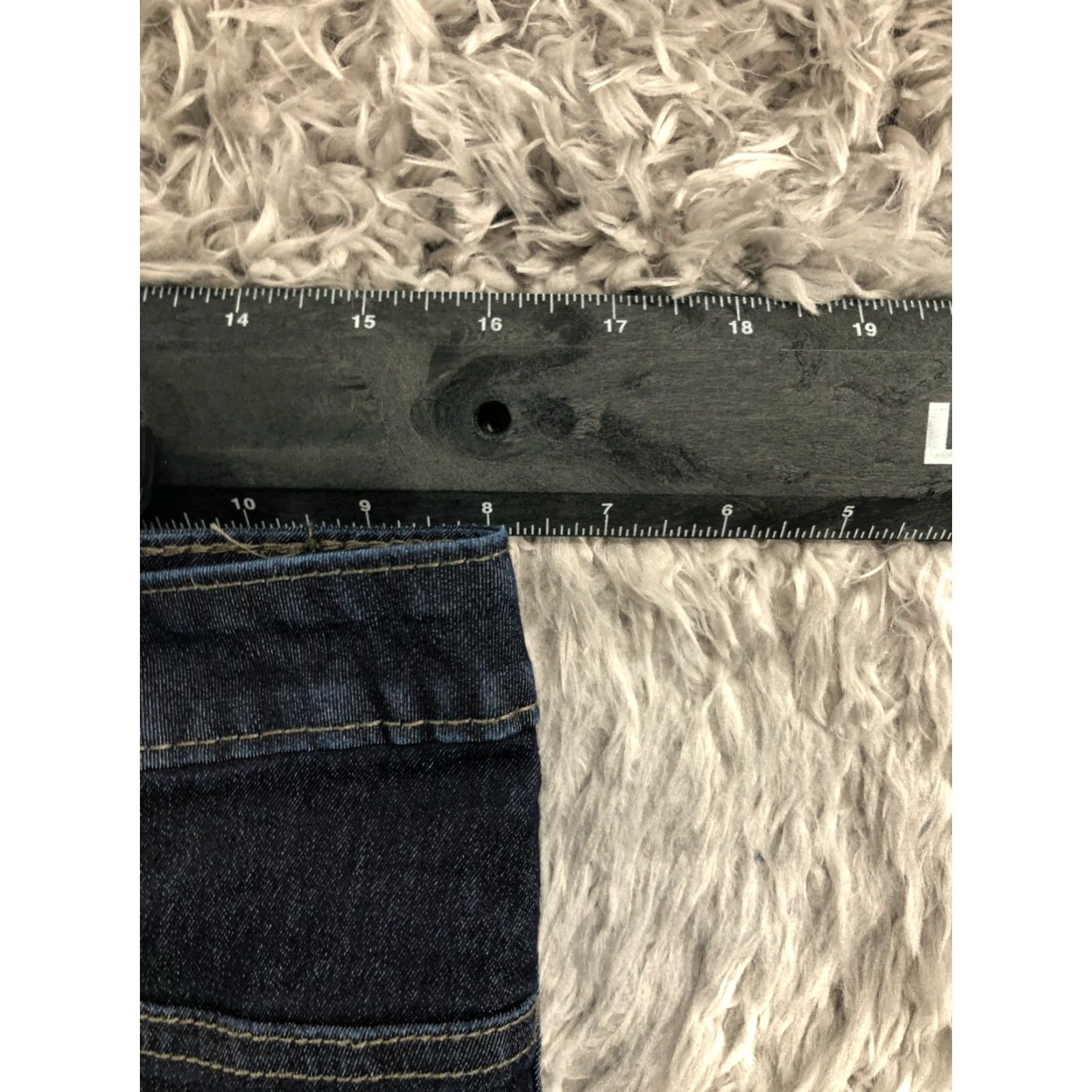 Lee Riders by Lee Jeans Mid Rise Regular Fit Dark Wash Blue 5-Pocket Denim Skinny Women's M Jeans Size 32" / US 10 / IT 46 - 2 Thumbnail
