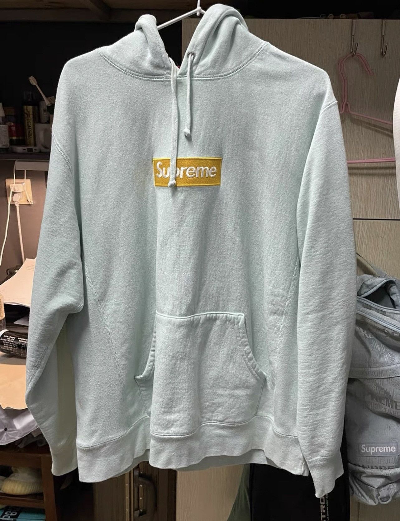 Supreme Supreme blue box logo hoodie Grailed