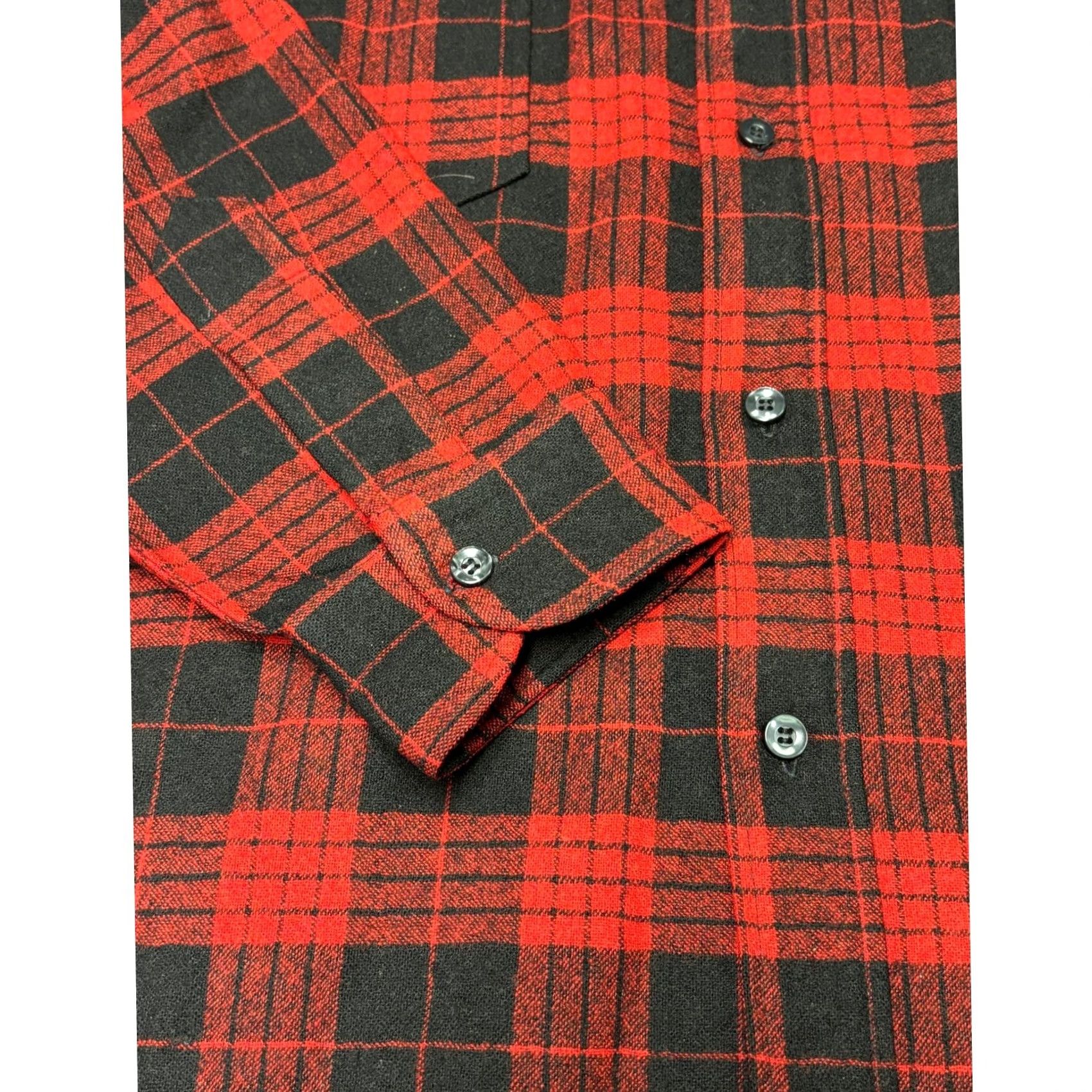 Pendleton VINTAGE Pendleton Board Shirt Mens XL Red Black Buffalo Plaid Wool Flannel Button-Up - USA Made Size US XL / EU 56 / 4 - 3 Thumbnail