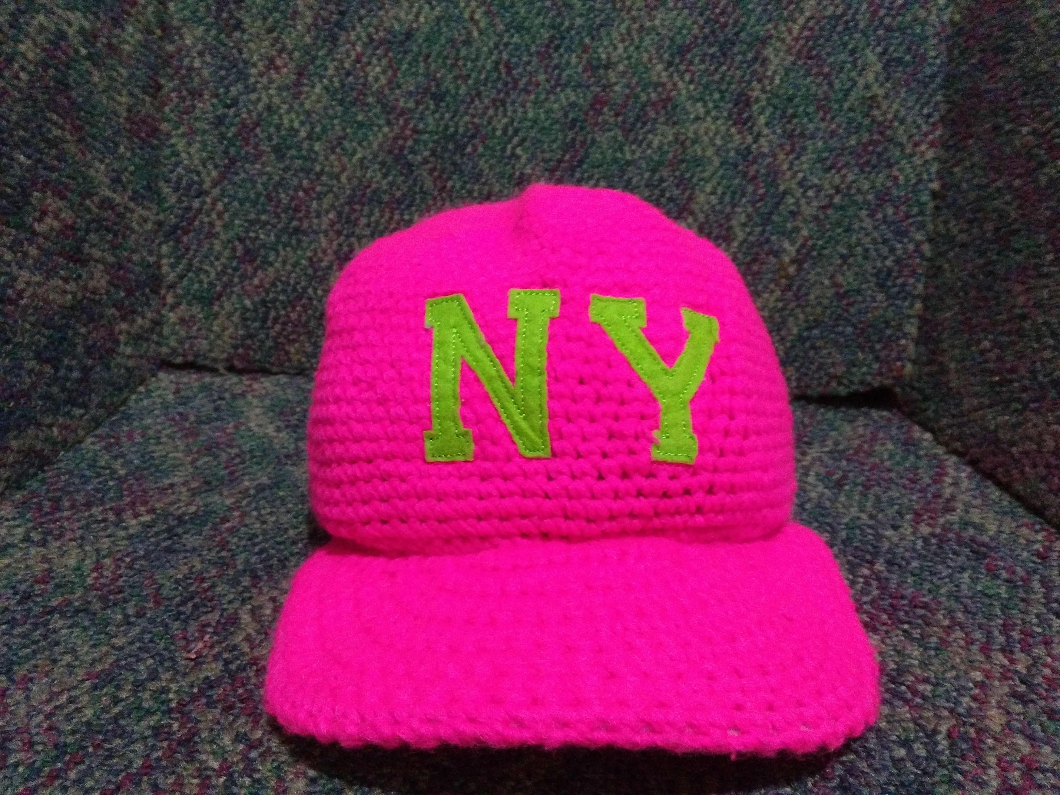 MLB × New York Yankees × Vintage Vintage Wool Crochet New York Yankees Hats Caps Size ONE SIZE - 1 Thumbnail