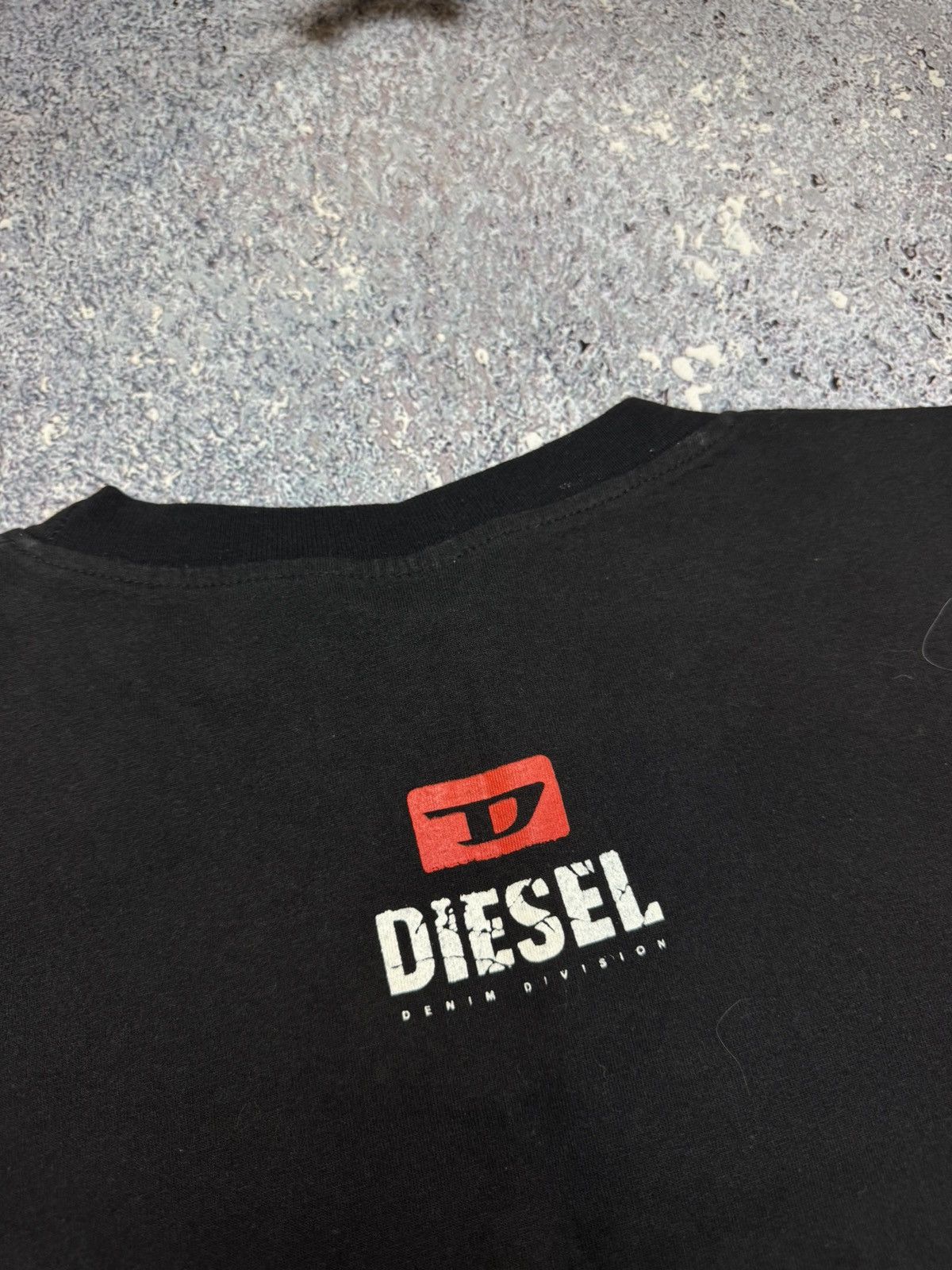 Diesel × Vintage 💥Y2K VINTAGE DIESEL BIG LOGO TANK TOP TEE ARCHIVE Size US XXL / EU 58 / 5 - 11 Thumbnail