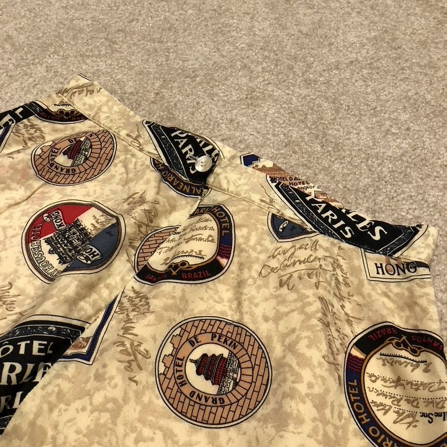 Diane von Furstenberg Vintage Parisian Hotel Themed Skirt Size 12 Size 25" / US 0 / IT 36 - 3 Thumbnail