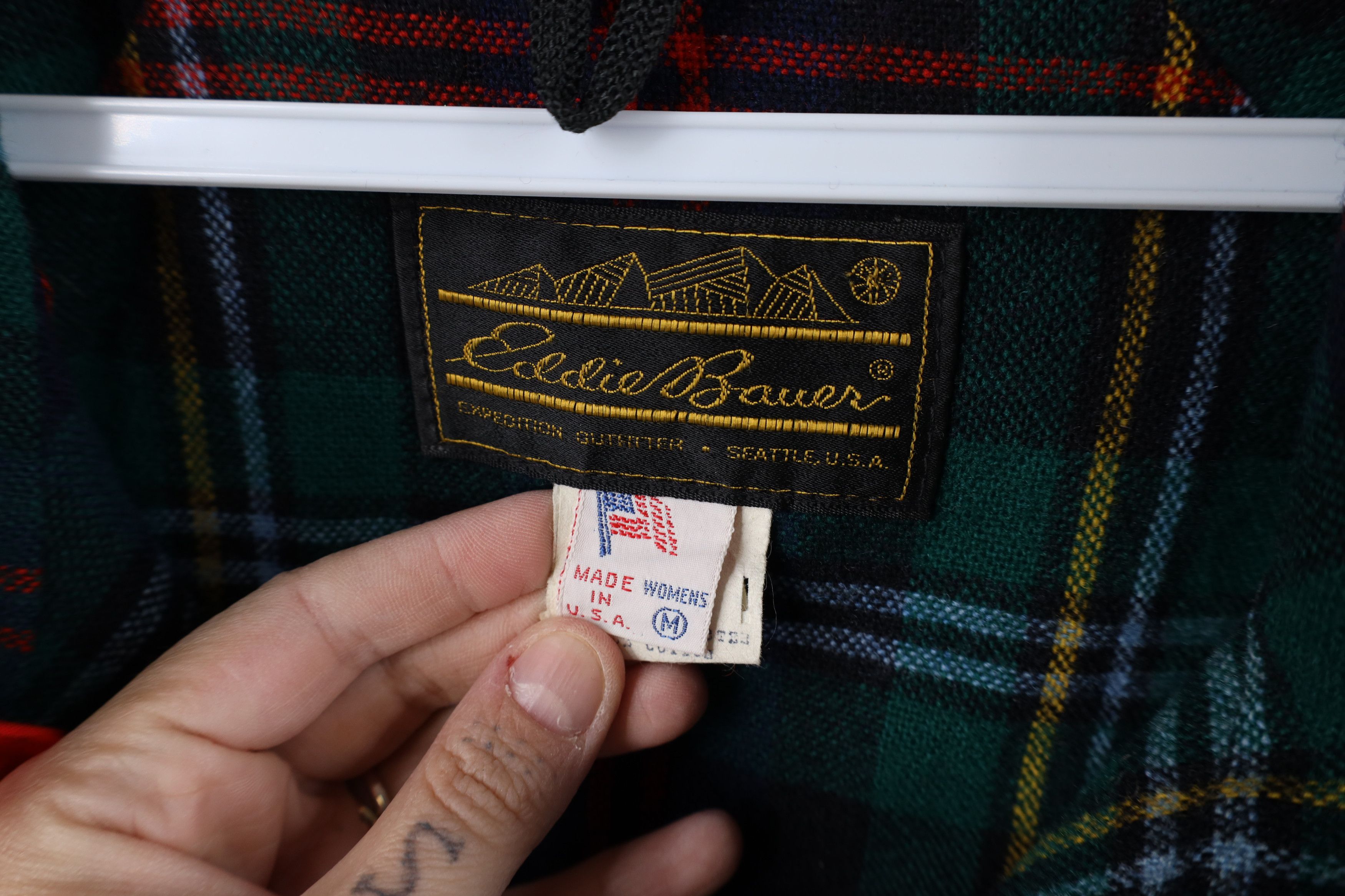 Eddie Bauer × Vintage Vintage 80s 90s Eddie Bauer Lined Hooded Parka Jacket USA Size M / US 6-8 / IT 42-44 - 6 Thumbnail