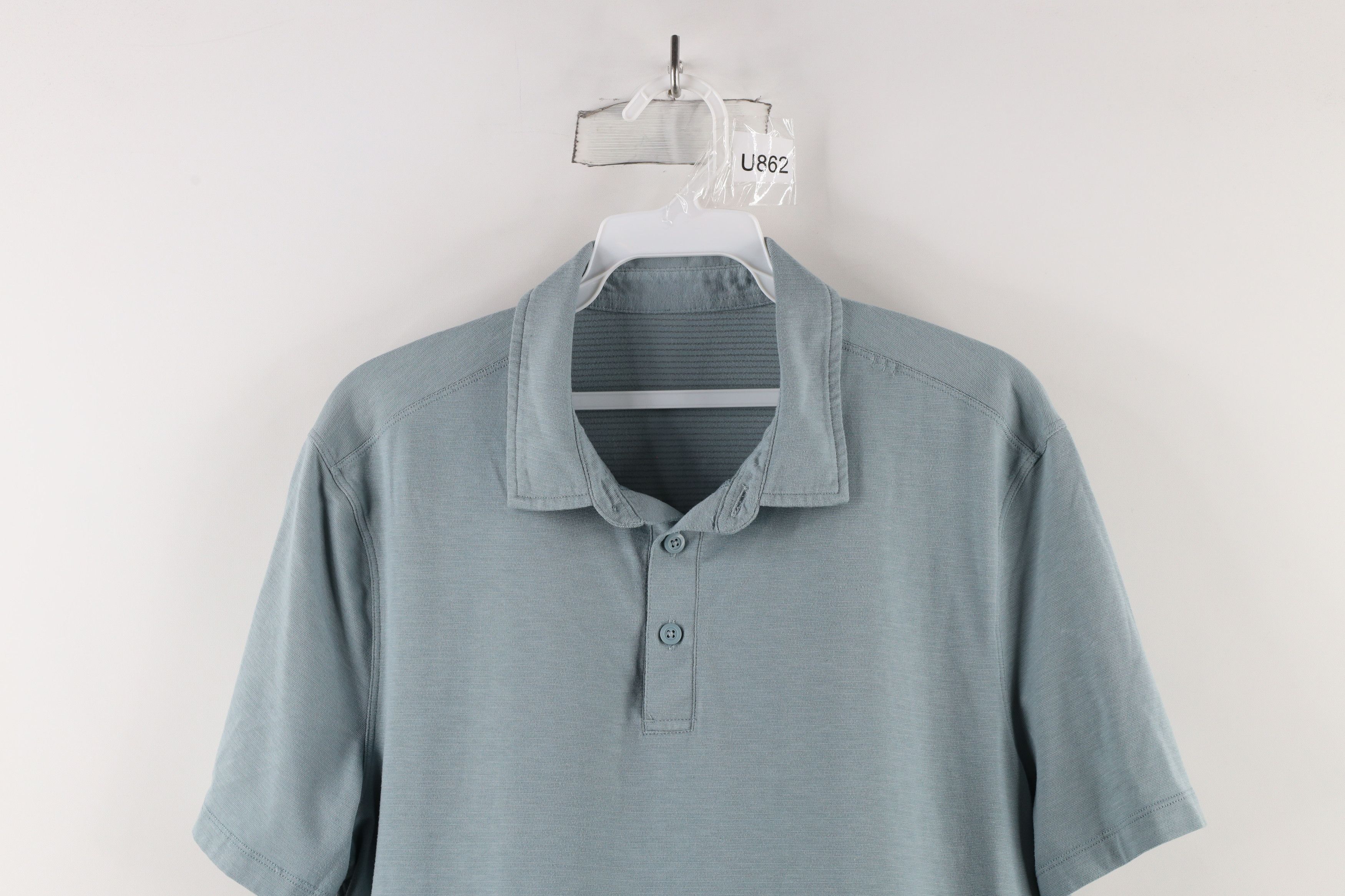 Lululemon × Vintage Lululemon Tech Short Sleeve Collared Golf Polo Shirt Blue Size US S / EU 44-46 / 1 - 2 Thumbnail