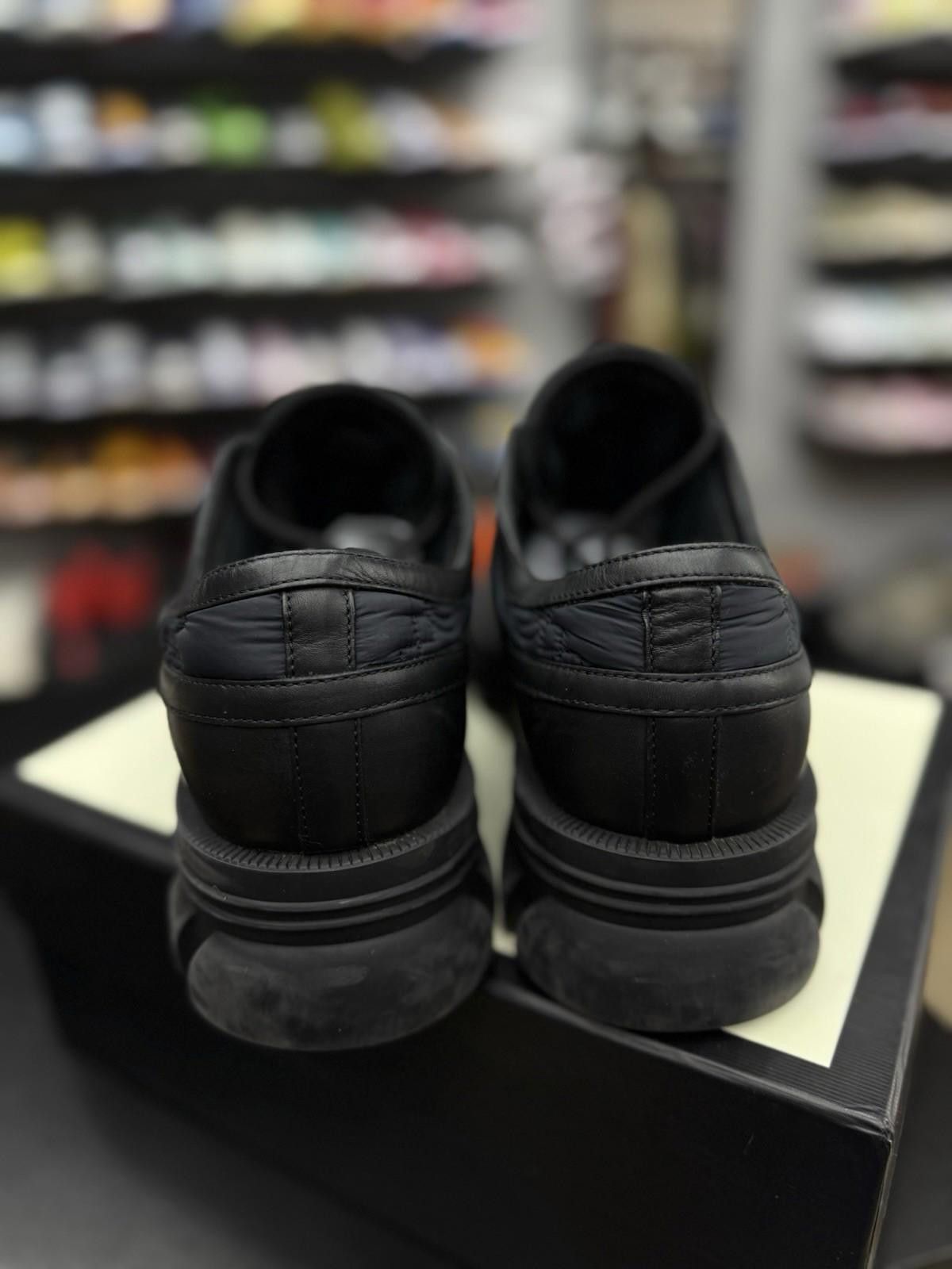 Gucci Gucci Nylon Monogram Calfskin Loafers Sneakers 10G/10.5US Size US 10.5 / EU 43-44 - 10 Thumbnail