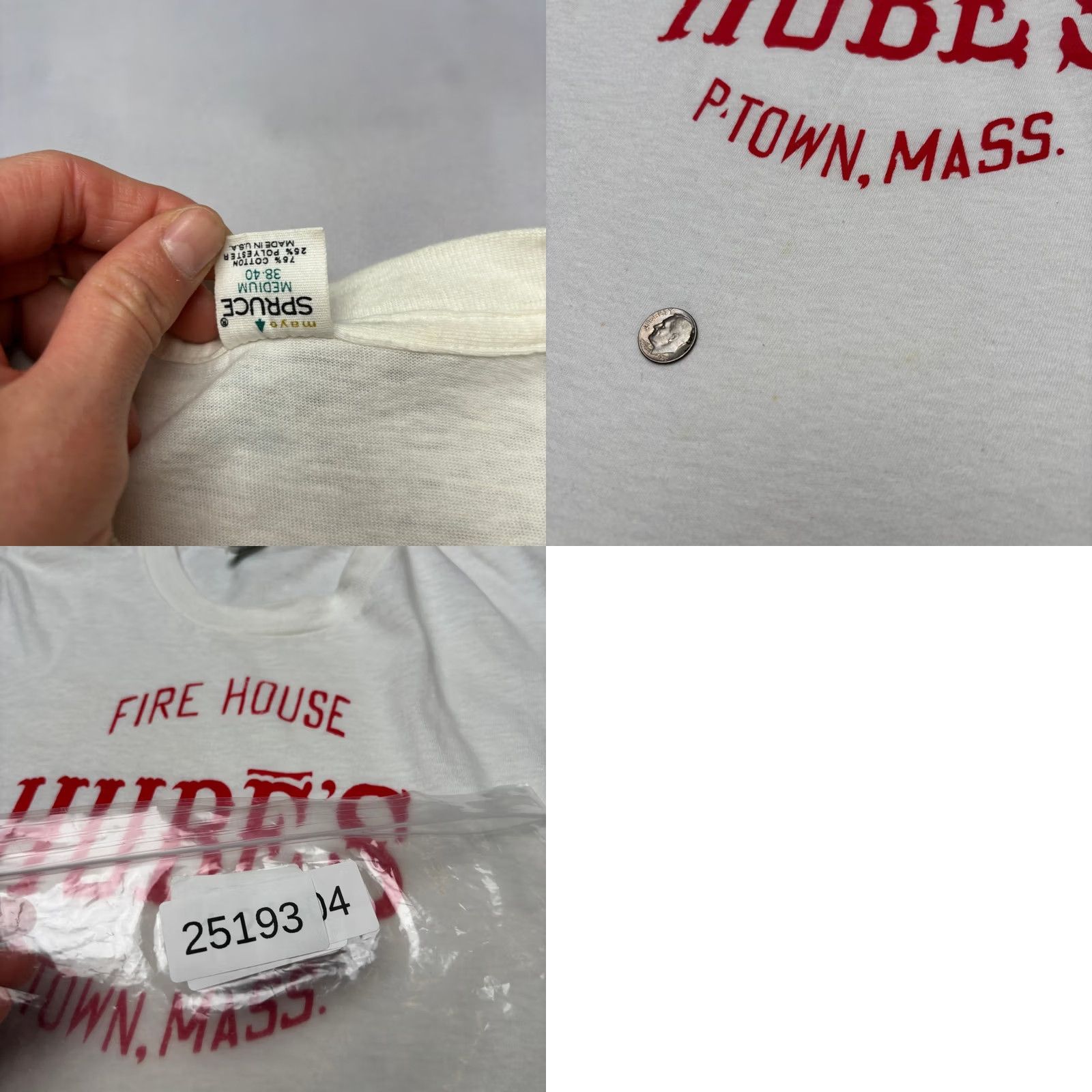Vintage VINTAGE 70s Mayo Spruce Fire House Shirt Medium P Town Mass Mens Single Stitch Size US M / EU 48-50 / 2 - 8 Thumbnail