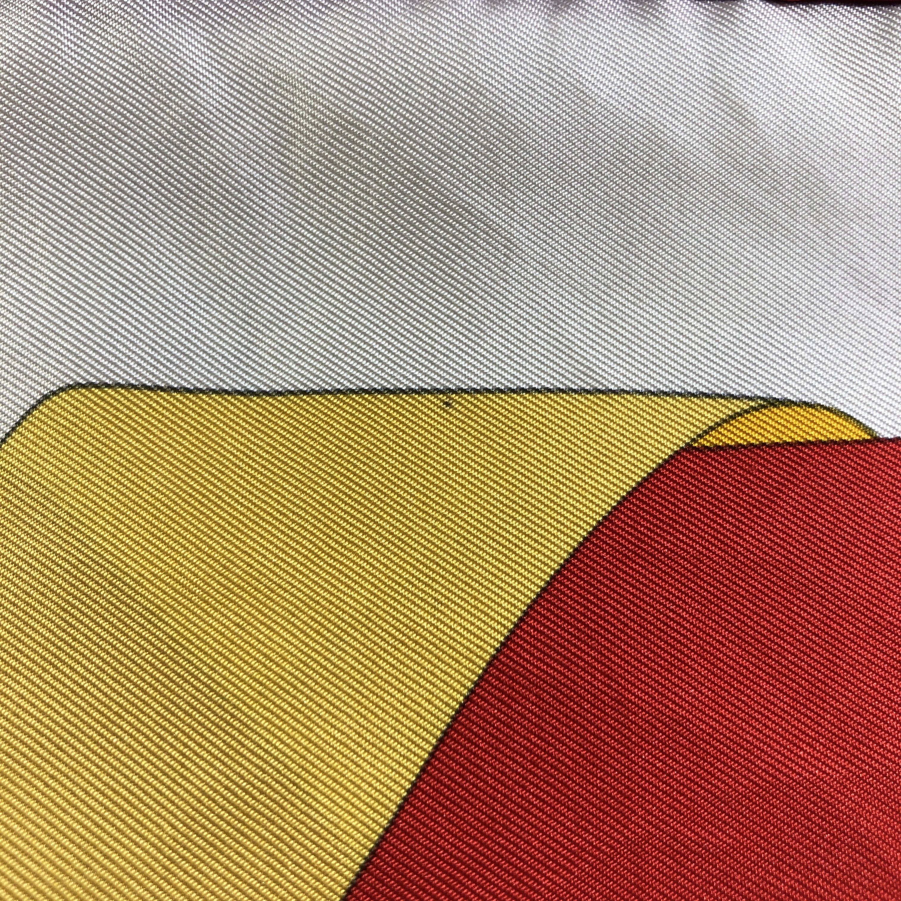 Hermes Vintage Hermes En Duo Silk Scarf M1135 Size ONE SIZE - 9 Thumbnail