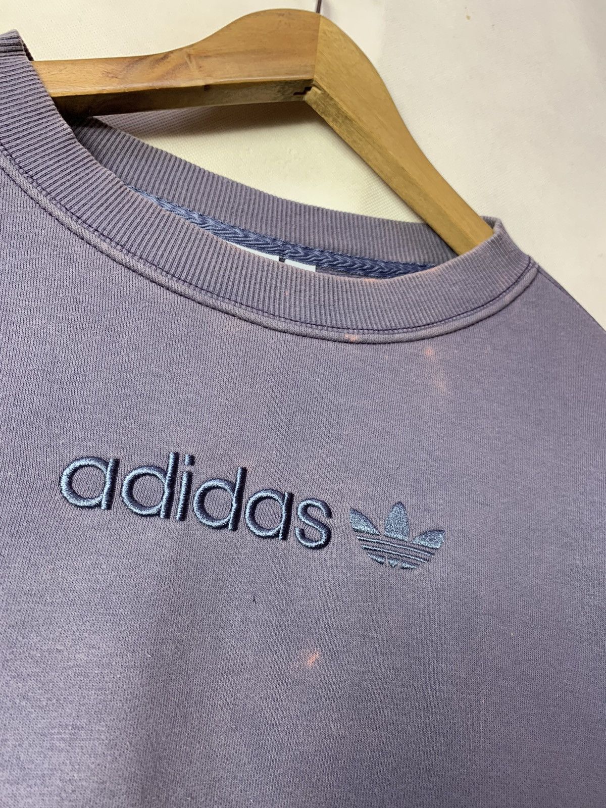 Adidas 🔥Adidas Vintage Style Cropped Sweatshirt Pullover Sweater Size M / US 6-8 / IT 42-44 - 2 Thumbnail