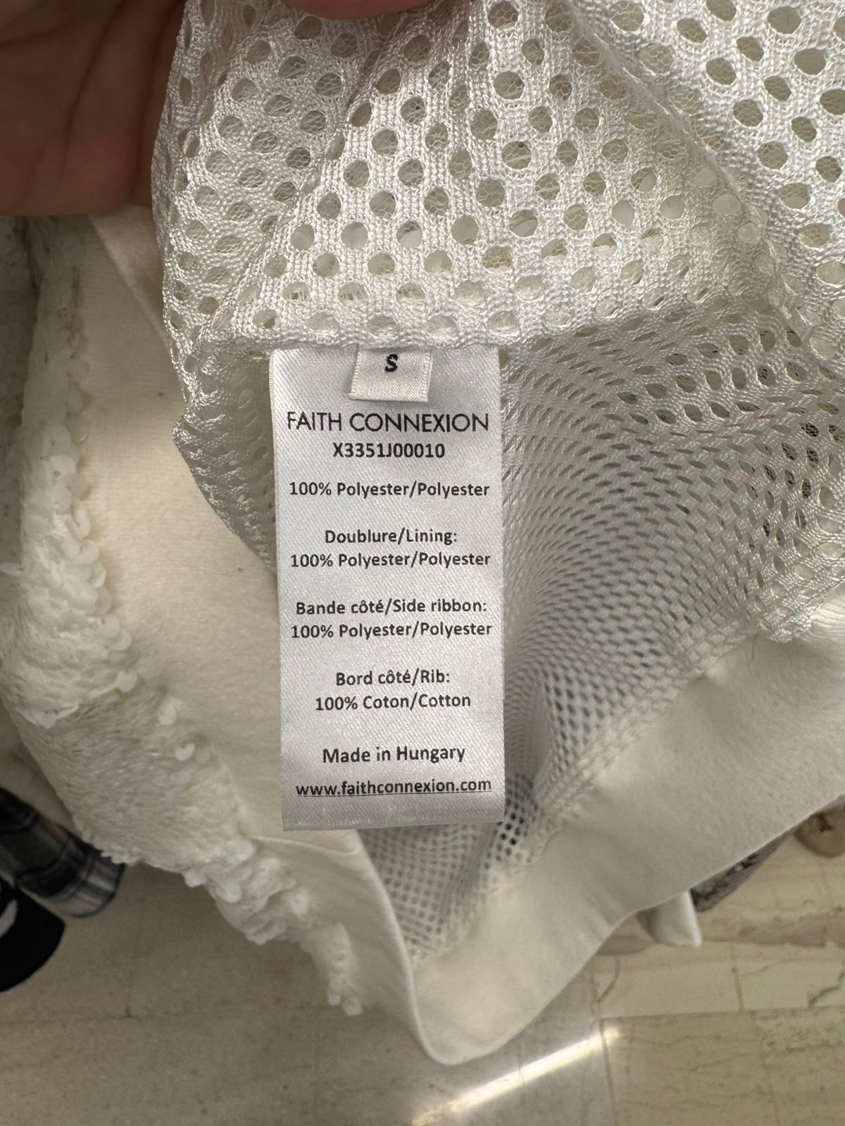 Kappa Faith Connexion x Kappa Black Sequinned Oversized dress Size S / US 4 / IT 40 - 9 Thumbnail
