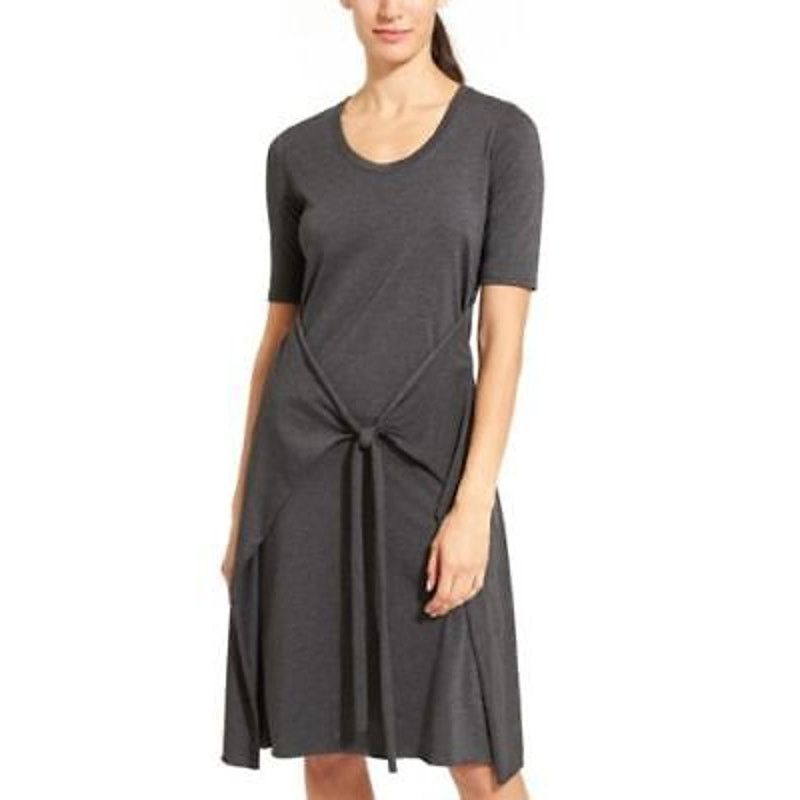 Lululemon Lululemon Dress In A Twist Sz 6 Black Sporty T-Shirt Dress Size M / US 6-8 / IT 42-44 - 1 Thumbnail