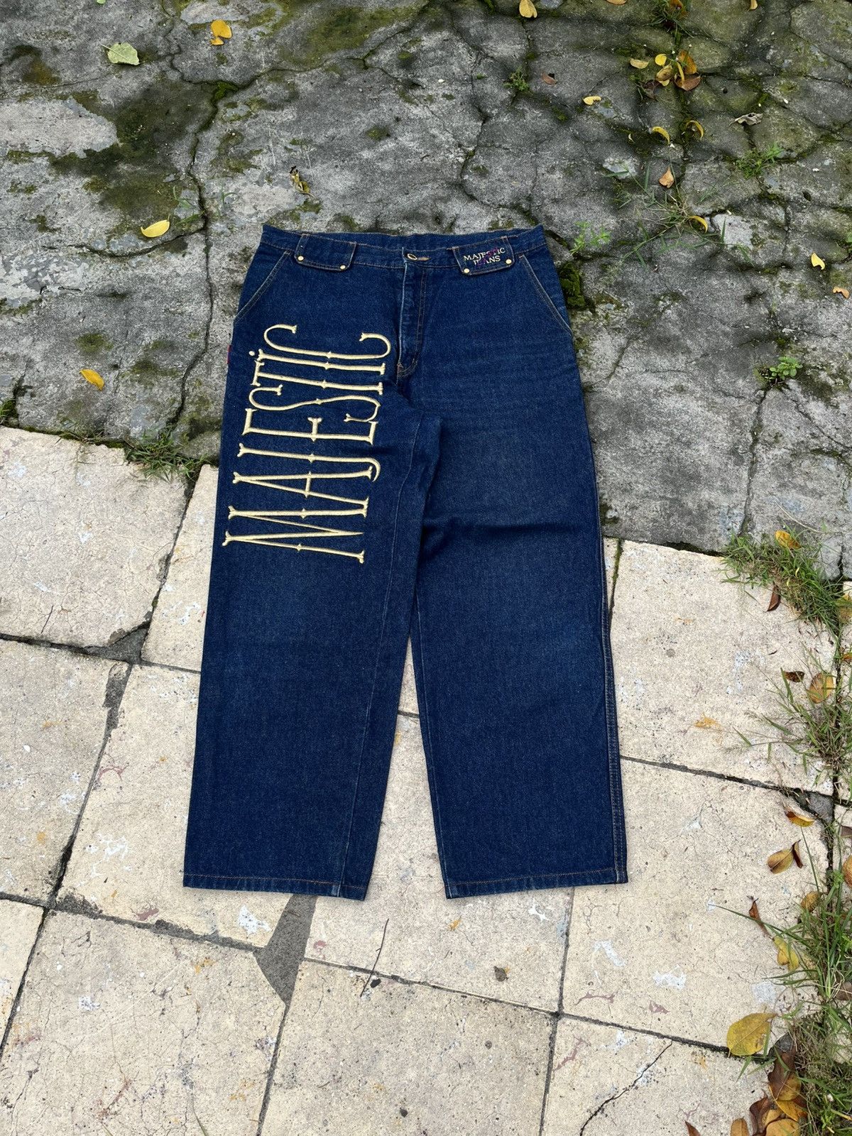 Majestic Vtg Majestic Japan Blue Jeans Size US 34 / EU 50 - 4 Thumbnail