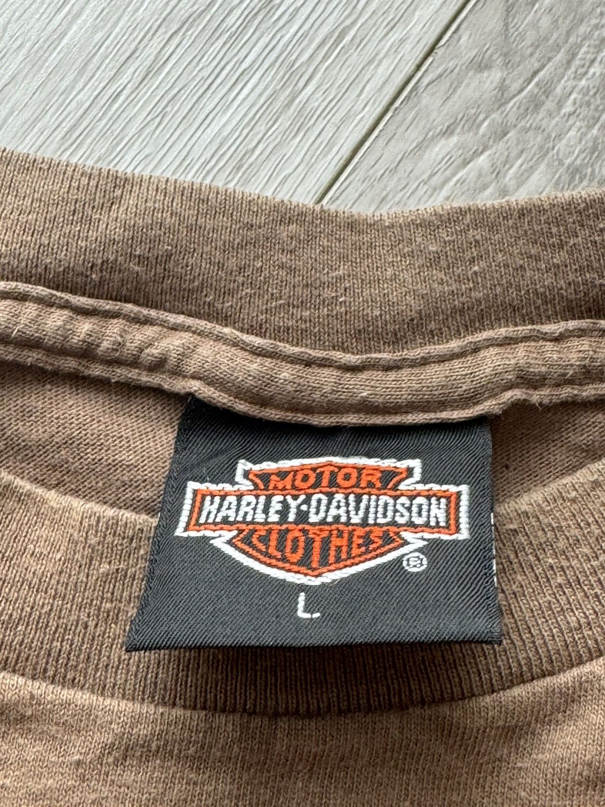 Harley Davidson Vintage Harley Davidson 3D Emblem 1990 Brown Tee Size US L / EU 52-54 / 3 - 5 Thumbnail
