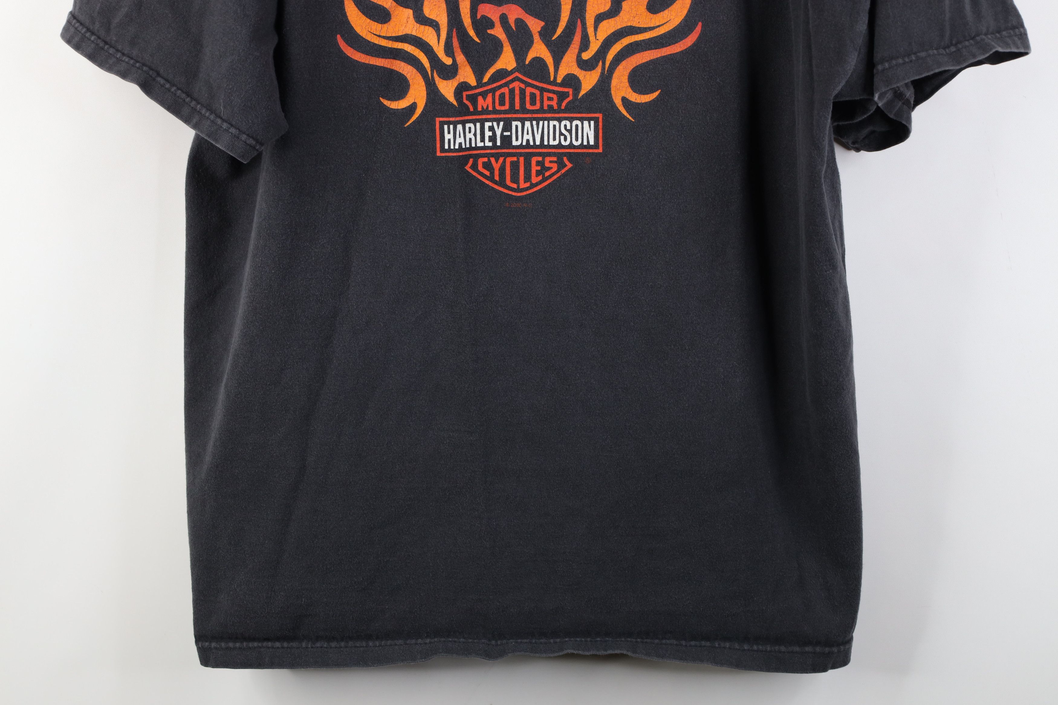 Harley Davidson Vintage 90s Y2K Harley Davidson Fire Flames Phoenix T-Shirt Size US XL / EU 56 / 4 - 3 Thumbnail
