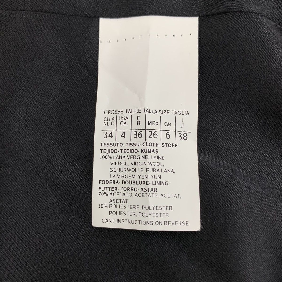 Max Mara Maxmara Black Rockstud Wool Single Breasted Coat Size S / US 4 / IT 40 - 7 Thumbnail