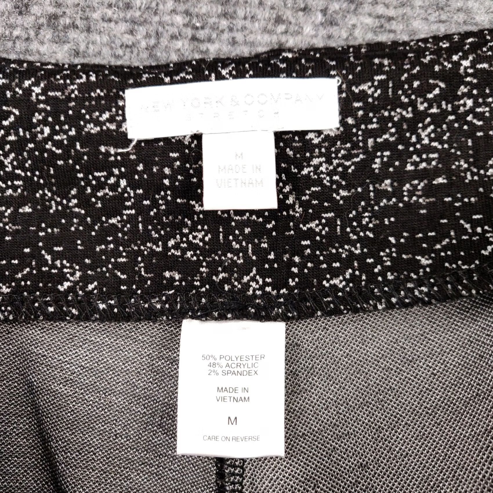 Vintage New York & Company Jeans Womens M Medium Black Maternity Stretch Jegging Pull On Size 32" / US 10 / IT 46 - 7 Thumbnail