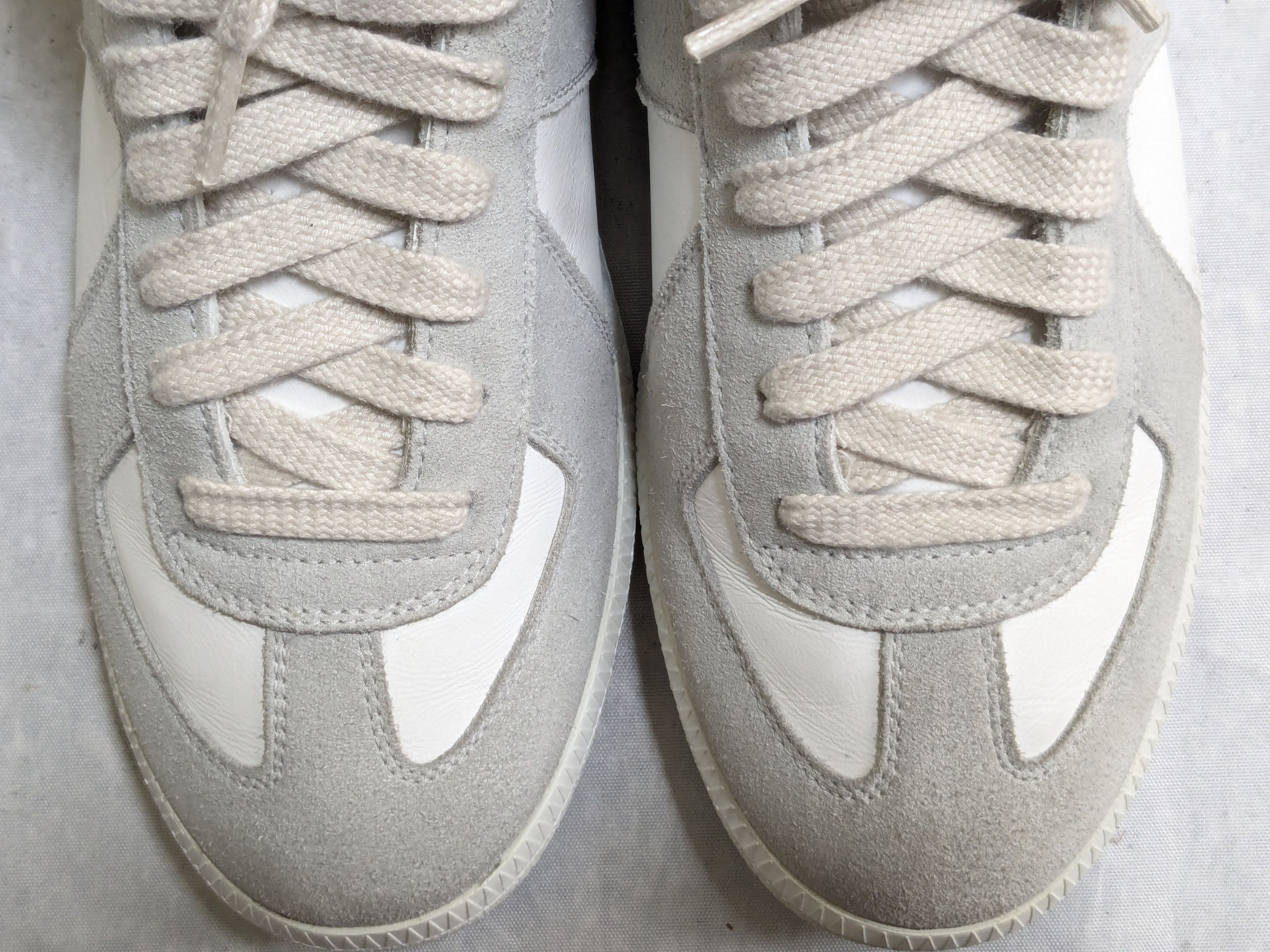 Maison Margiela Maison Margiela GAT Replica White Gray 9 42 High Tops Size US 9 / EU 42 - 5 Thumbnail