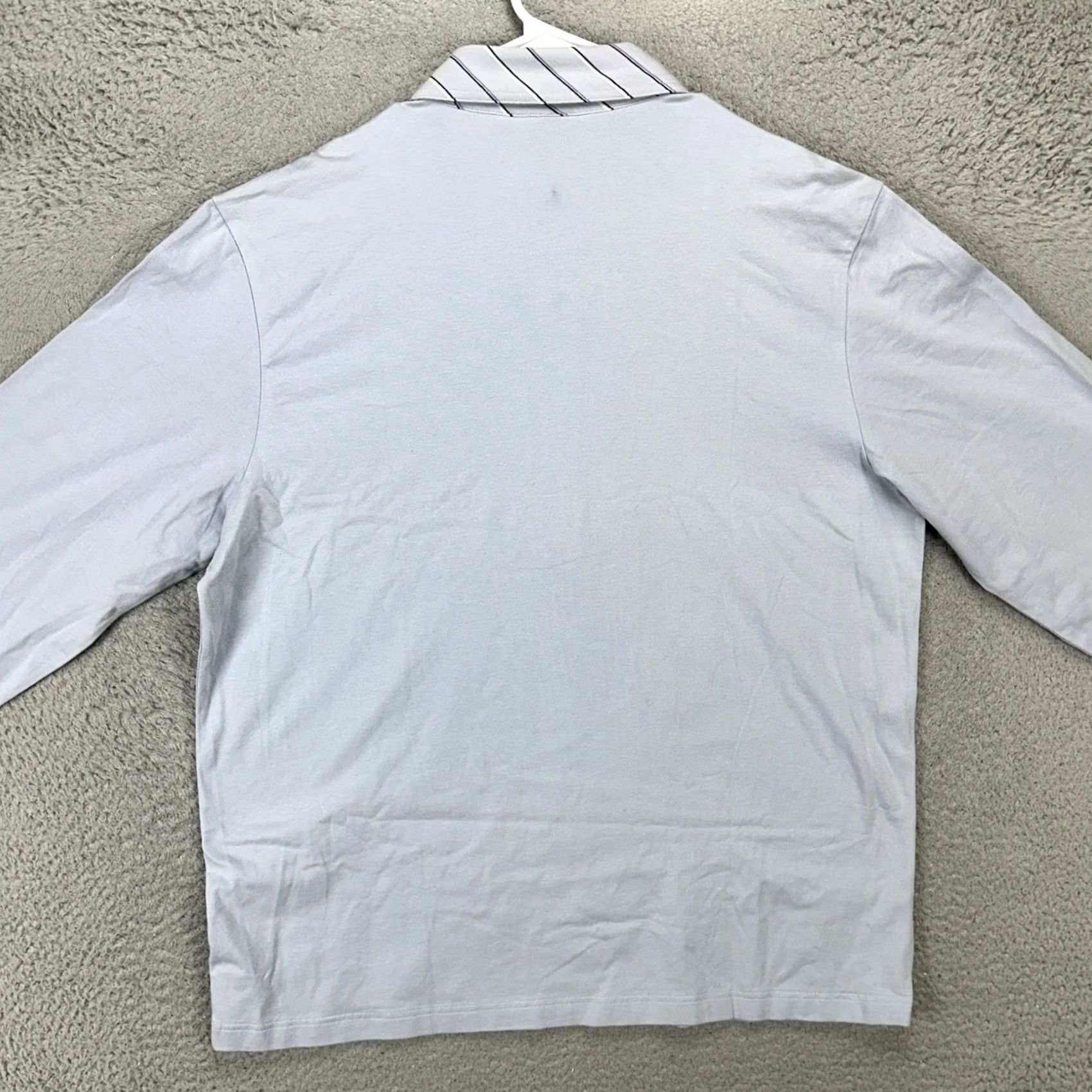 Express Express Polo Shirt Men XL Light Blue Gray Long Sleeve Outdoor Rugby NEW Size US XL / EU 56 / 4 - 4 Thumbnail