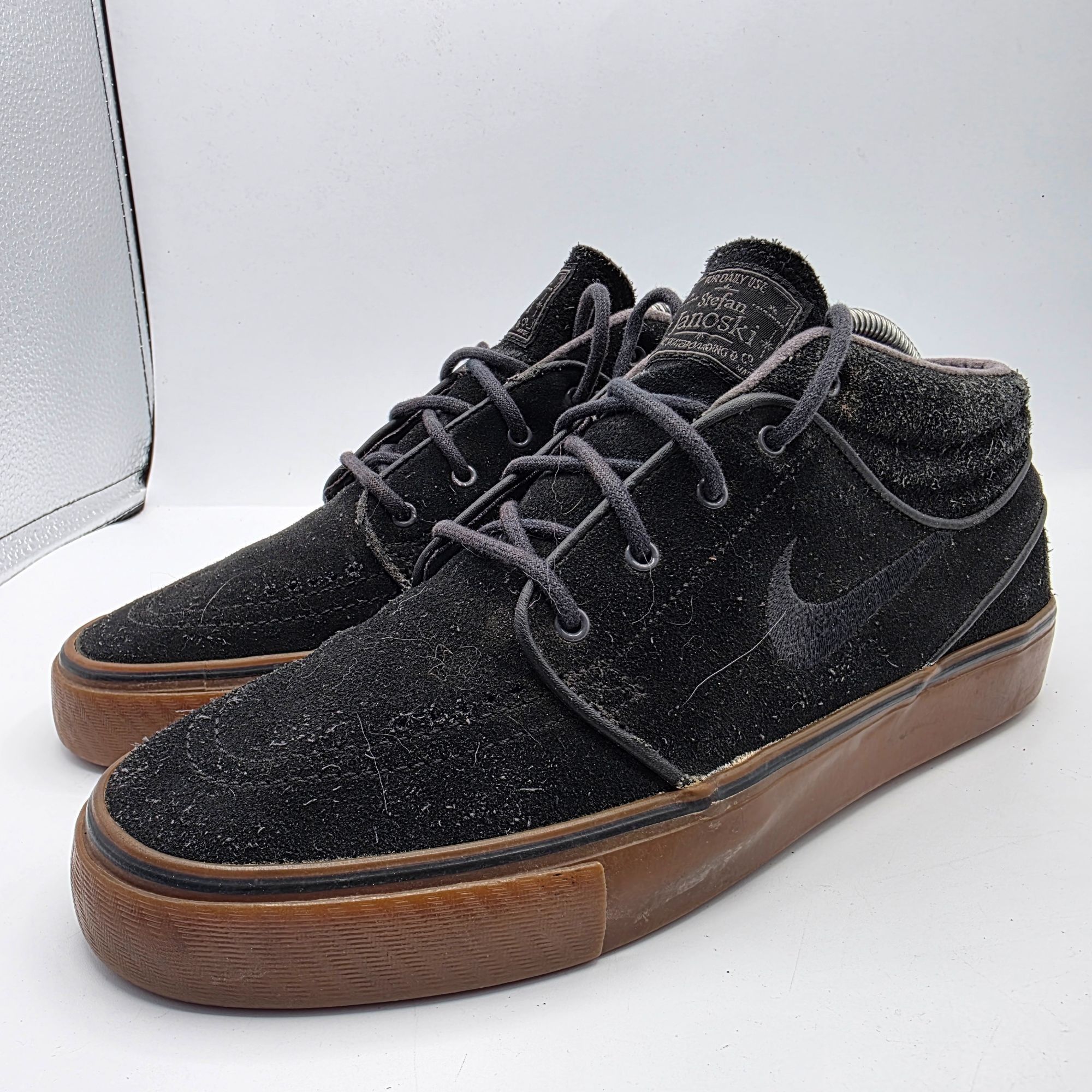 Nike Nike SB Zoom Stefan Janoski Mid Mens Size 9 Black Brown Snea Size US 9 / EU 42 - 4 Thumbnail