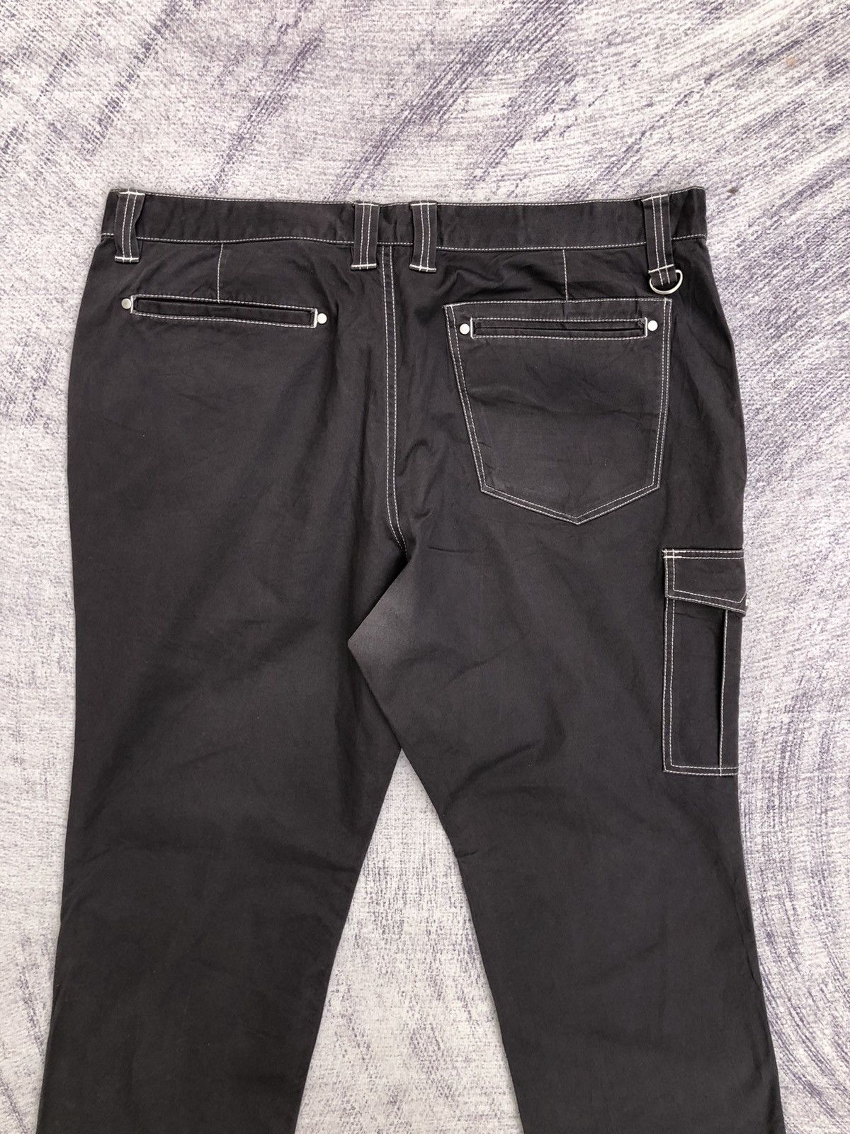 Vintage Black Carpenter Cargo Trousers With 5 Pocket Size US 37 - 9 Thumbnail