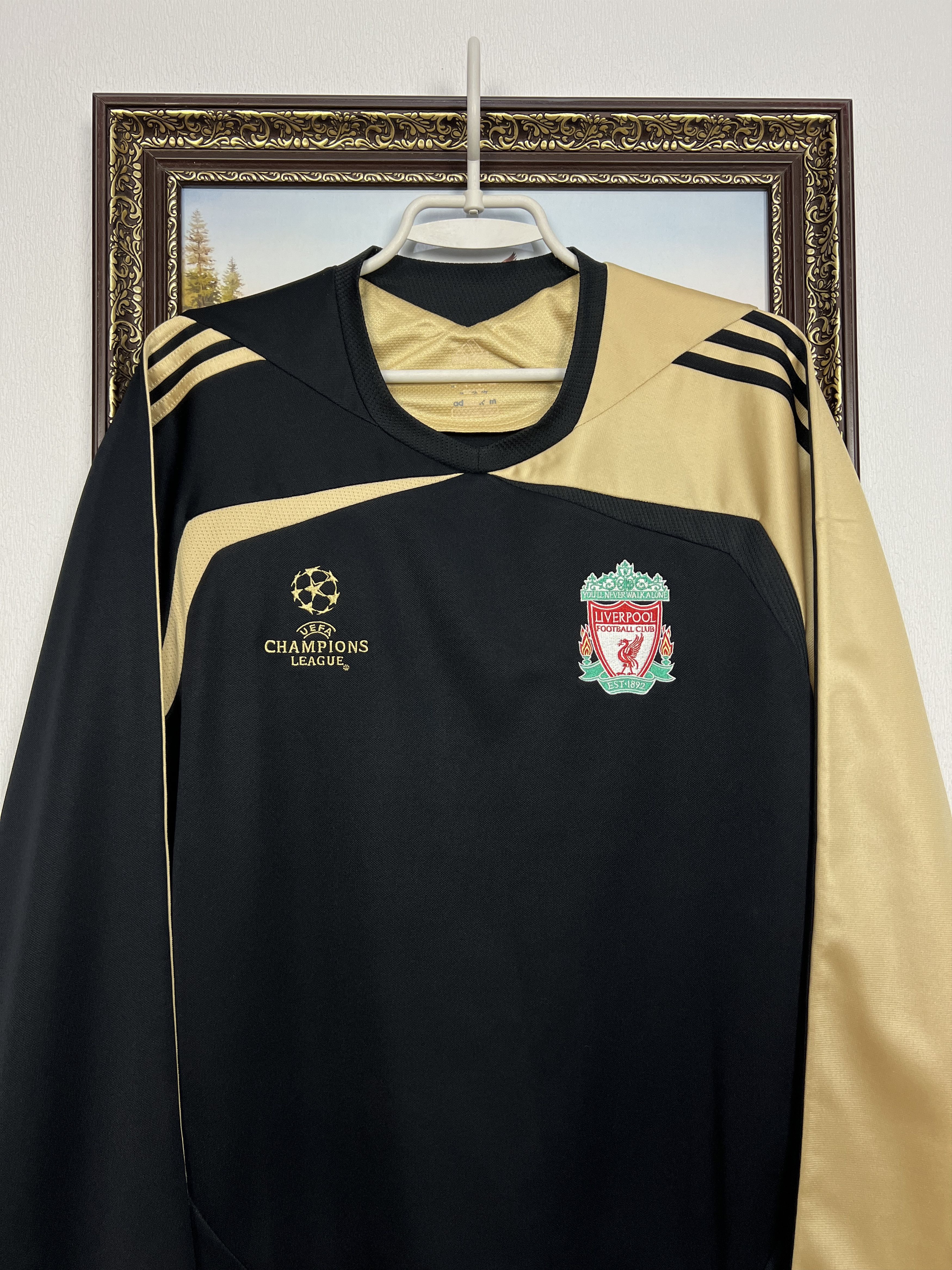 Adidas Vintage Adidas Liverpool Football Train Sweatshirt Track Top Size US M / EU 48-50 / 2 - 2 Thumbnail
