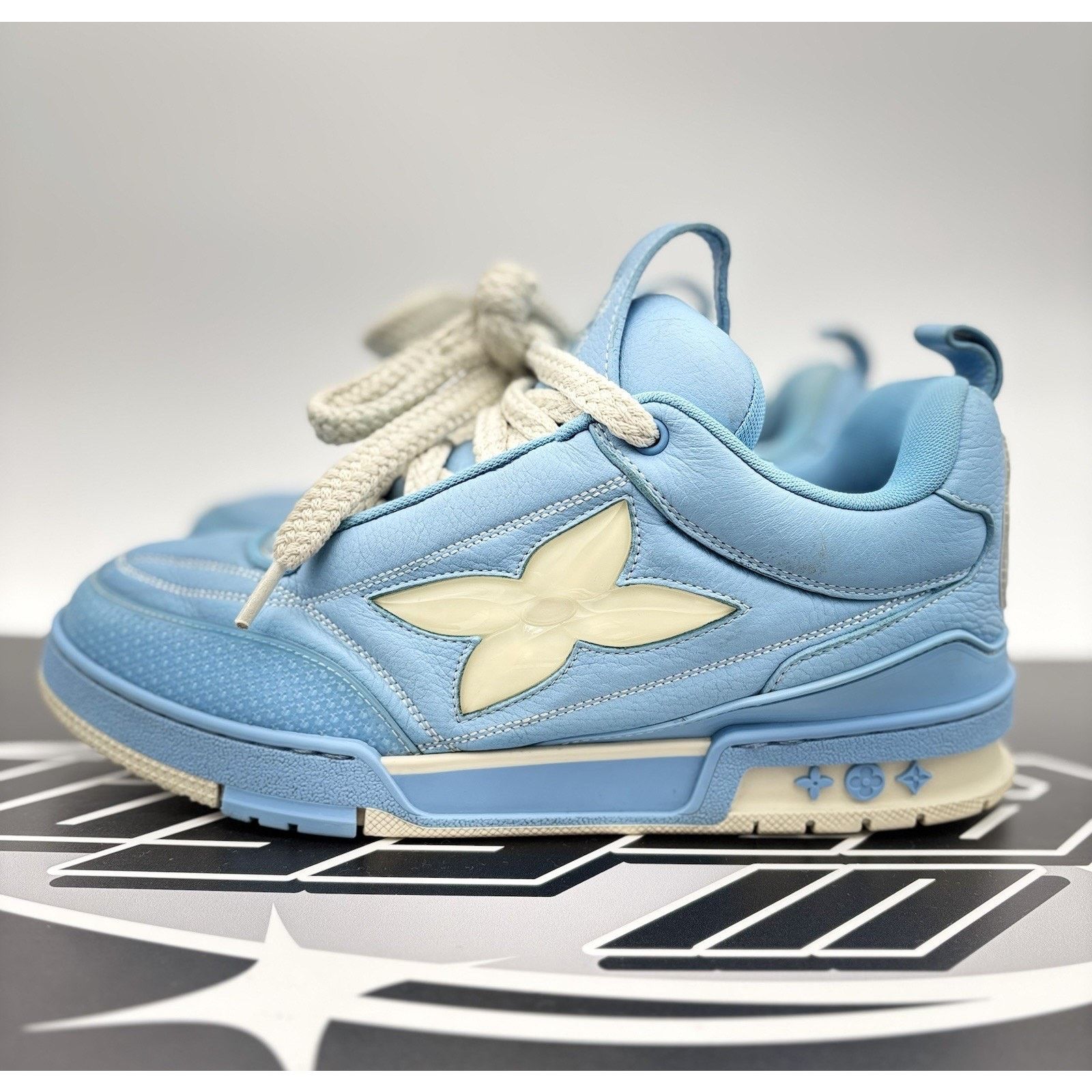 Louis Vuitton Louis Vuitton Skate ' Sky Blue ' | GOOD CONDITION! Size US 11 / EU 44 - 1 Thumbnail