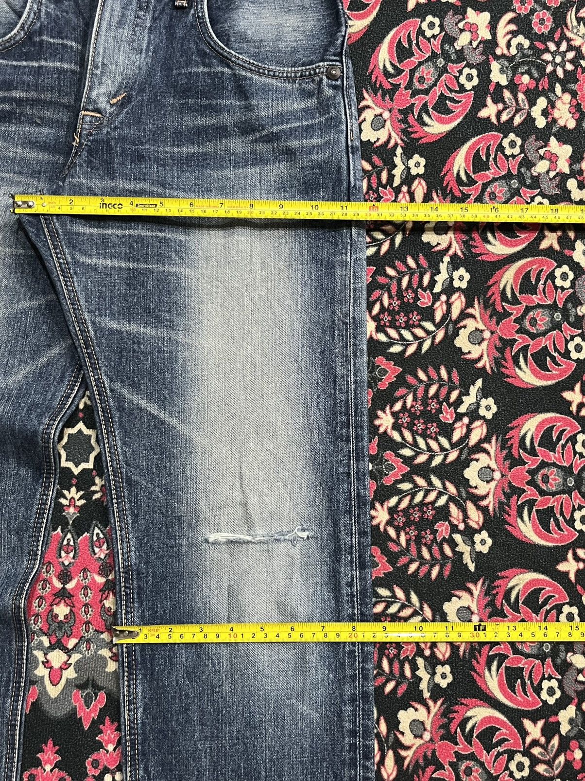 Edwin Edwin Exclusive Vintage Blue Faded Washed Distressed Jeans Size US 29 - 14 Thumbnail
