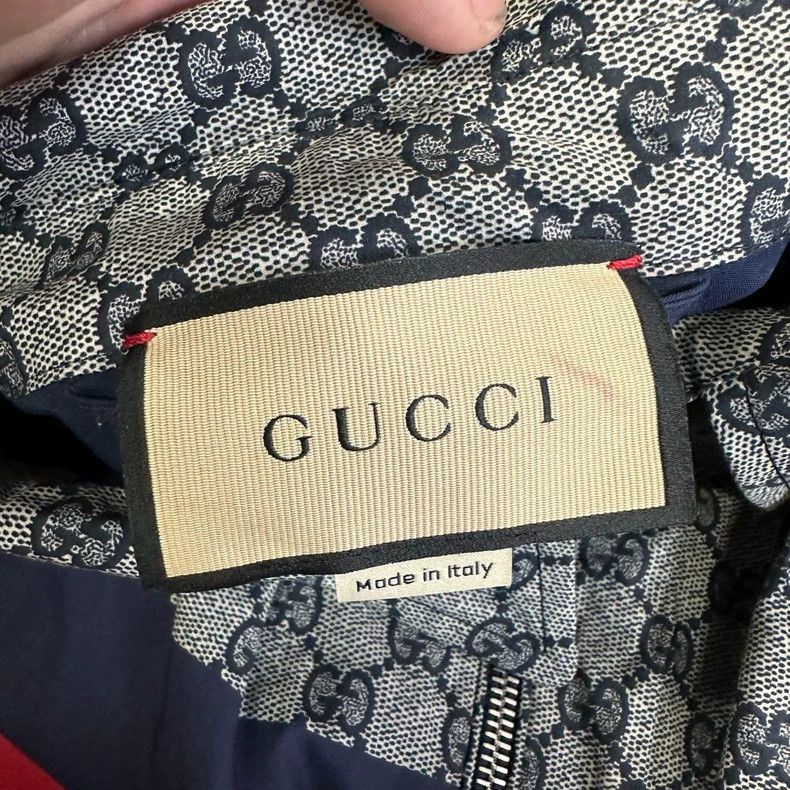 Gucci Gucci SS24GG printed striped pointed collar single-breasted Size US M / EU 48-50 / 2 - 6 Thumbnail
