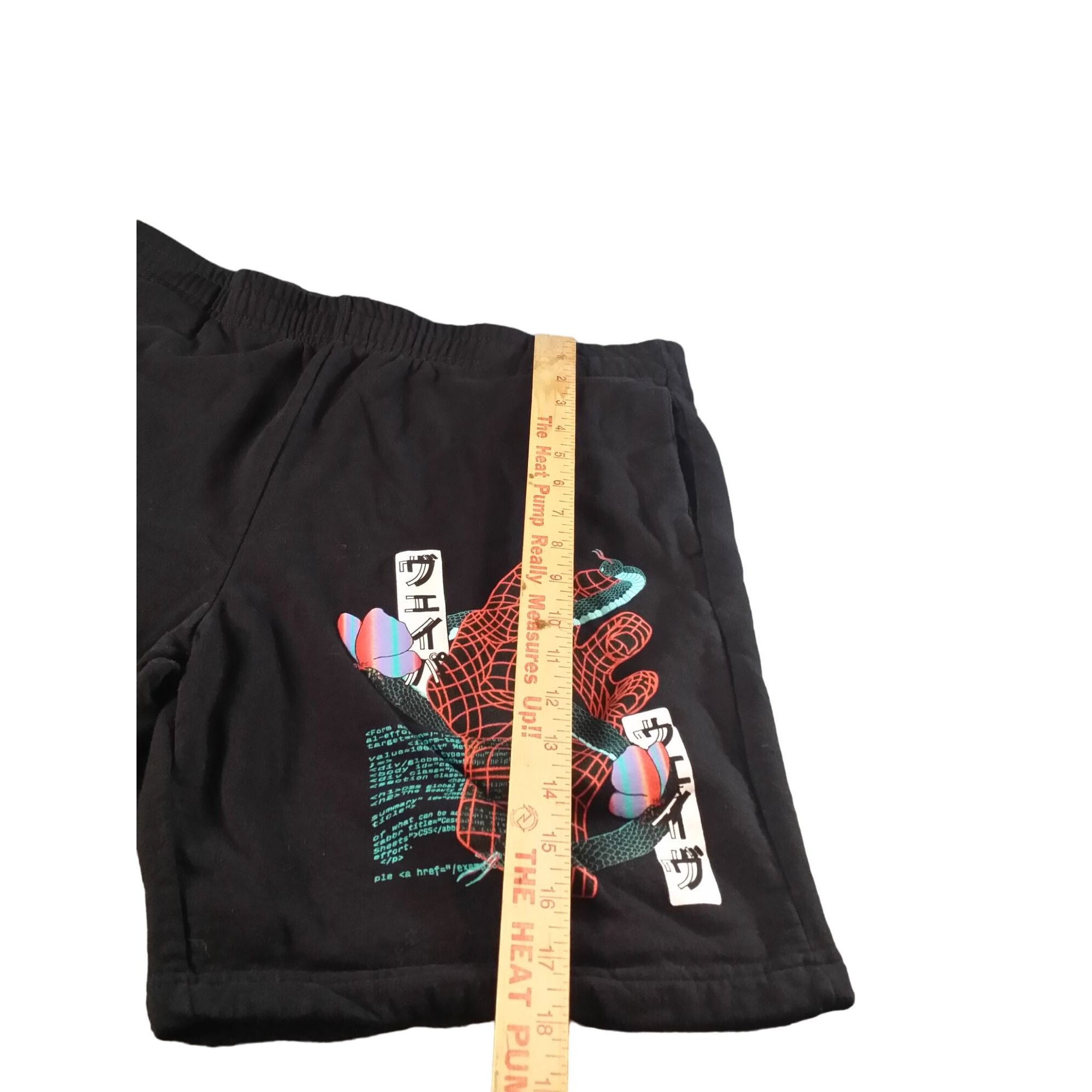 Zumiez Zumiez Vitriol Shorts Men Sz XL Black Cotton Pockets Graphic Size US 40 / EU 56 - 4 Thumbnail