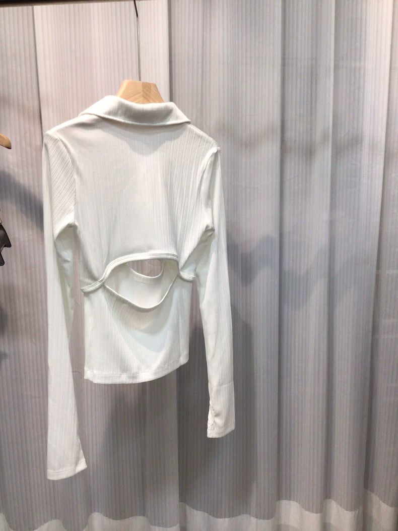 Helmut Lang HELMUT LANG White knitted sweater Size L / US 10 / IT 46 - 5 Thumbnail