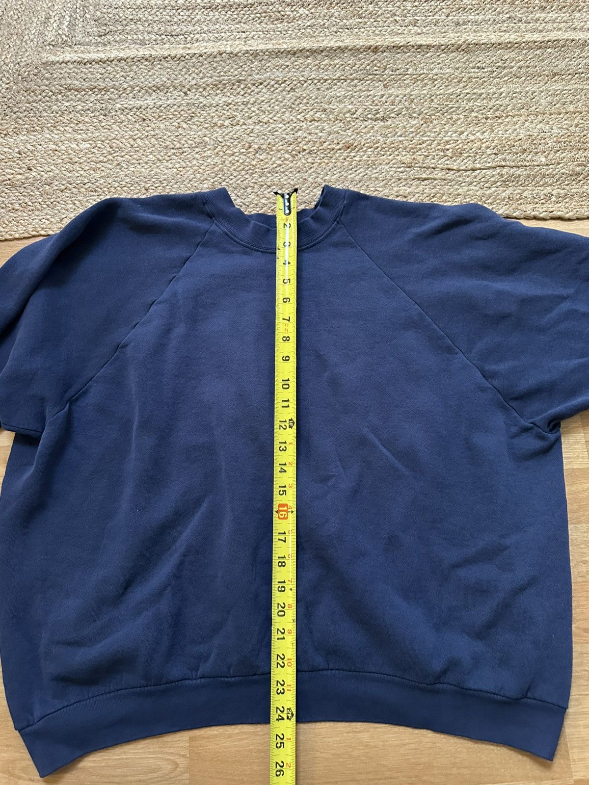 Vintage Vintage faded navy blue crewneck Size US XL / EU 56 / 4 - 3 Thumbnail