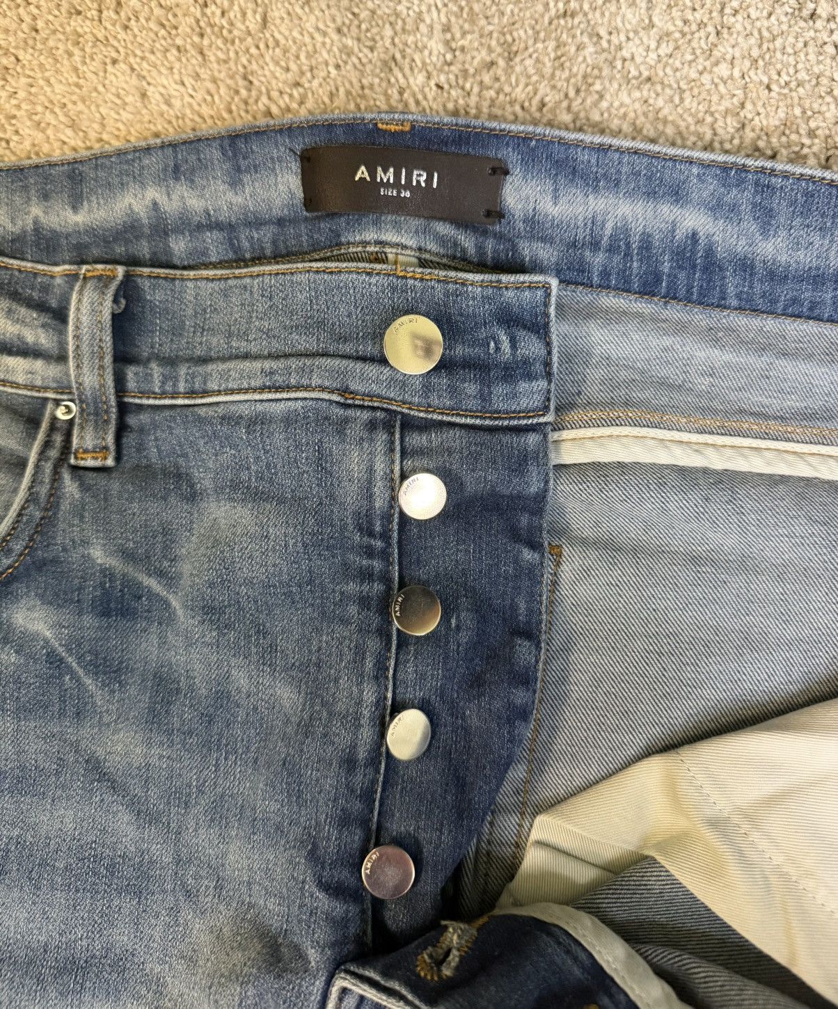 Amiri Amiri MX2 Velvet PJ Jeans Size US 36 / EU 52 - 4 Thumbnail