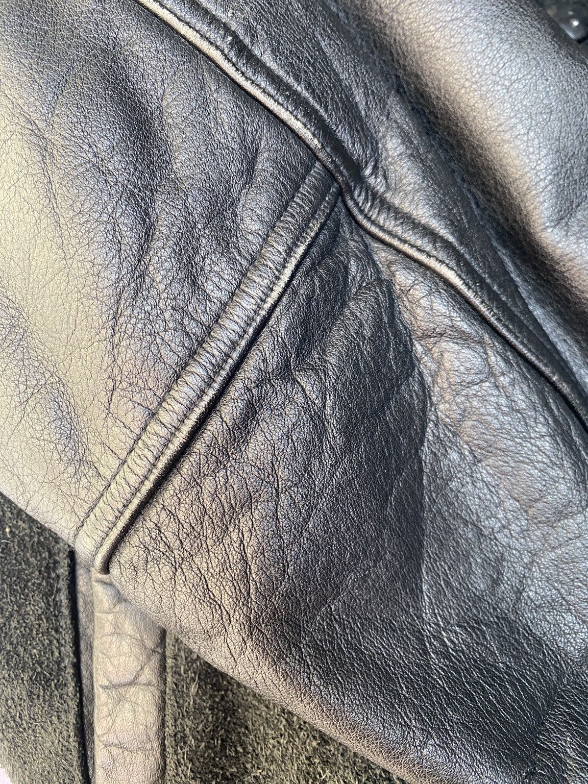Vintage vintage mike birnies pilot leather jacket Size US L / EU 52-54 / 3 - 6 Thumbnail