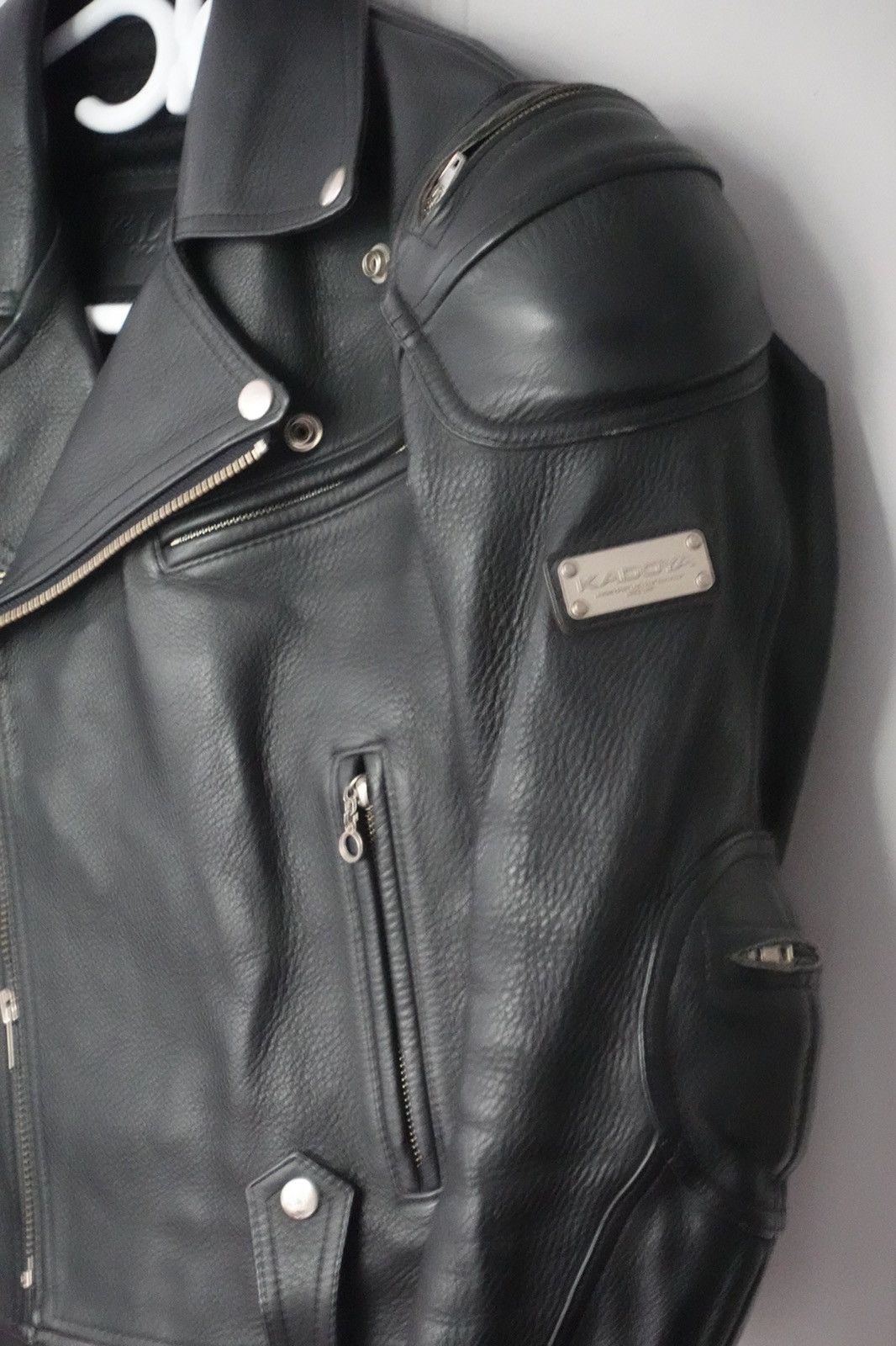 Japanese Brand × Kadoya × Vintage Kadoya Black Star Battle Leather Jacket Size US M / EU 48-50 / 2 - 6 Thumbnail
