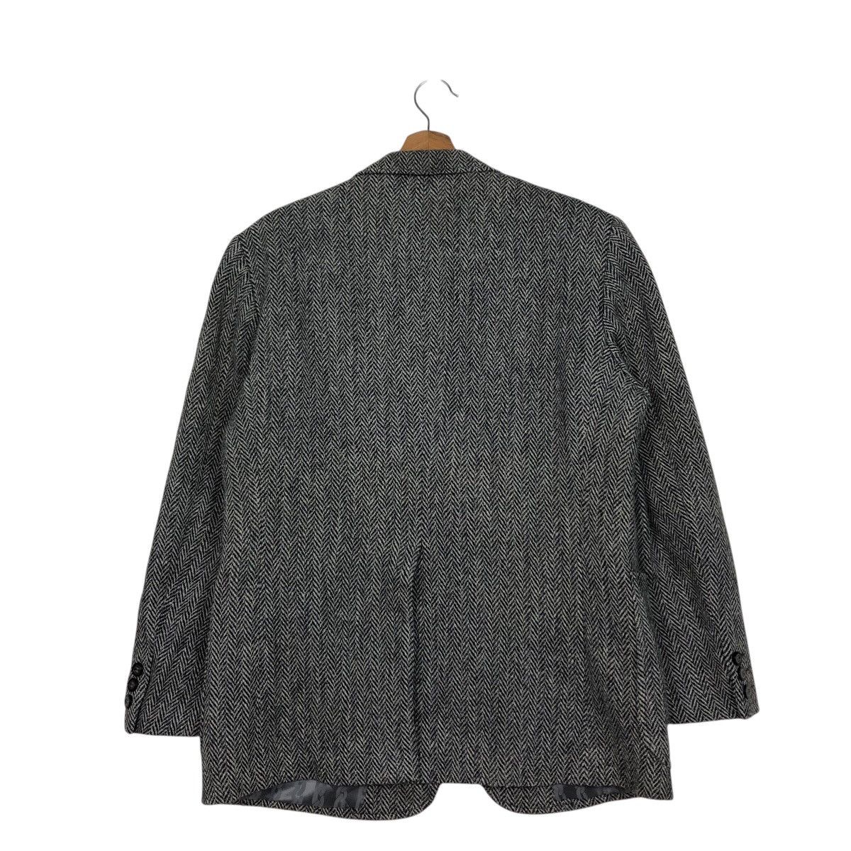 Harris Tweed 📌Vintage Wool Herringbone Jacket Harris Tweed Double Breast Size US M / EU 48-50 / 2 - 8 Thumbnail