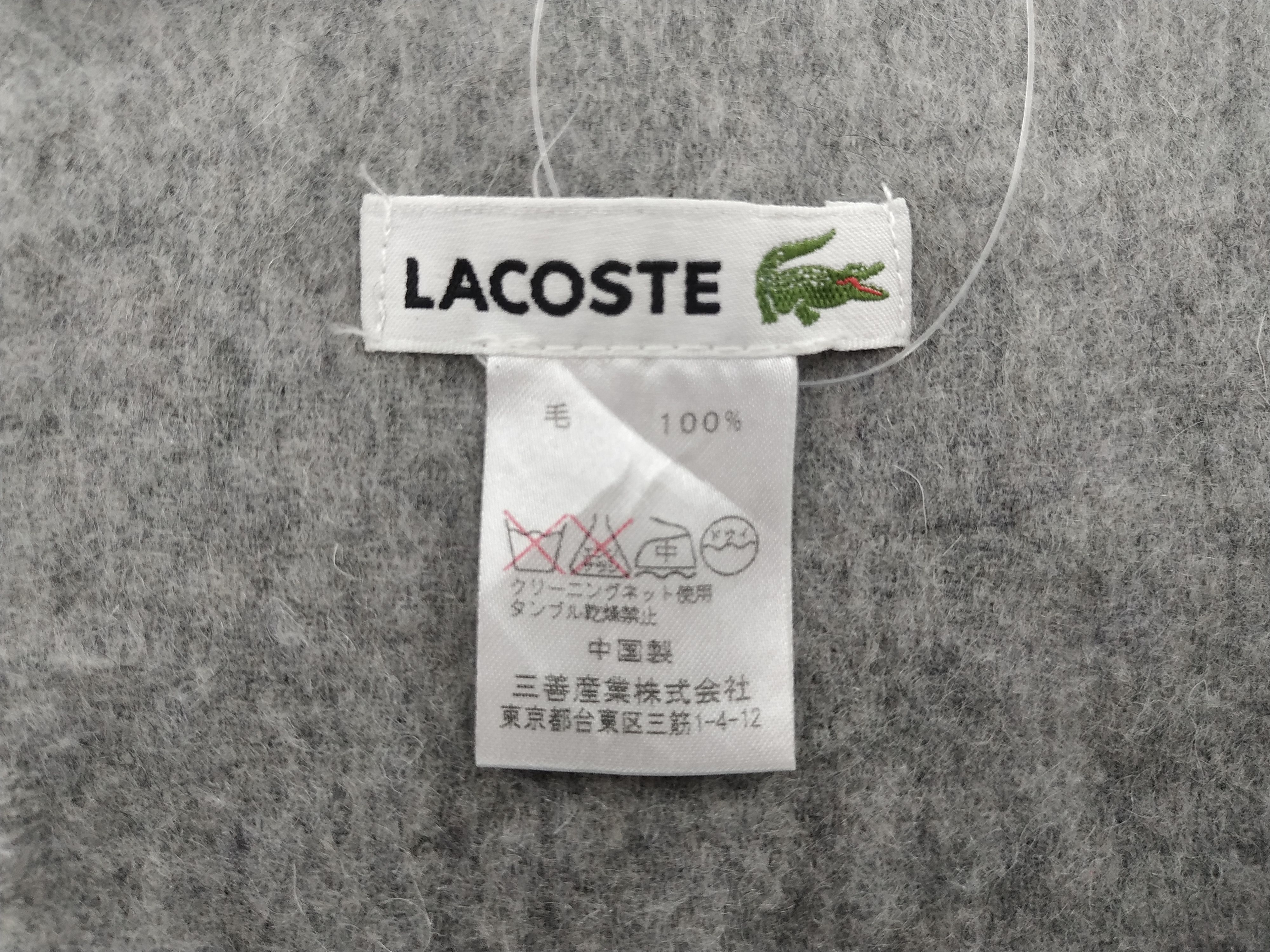 Lacoste Vintage Lacoste Scarf/Muffler/Neckwear MF486 Size ONE SIZE - 6 Thumbnail